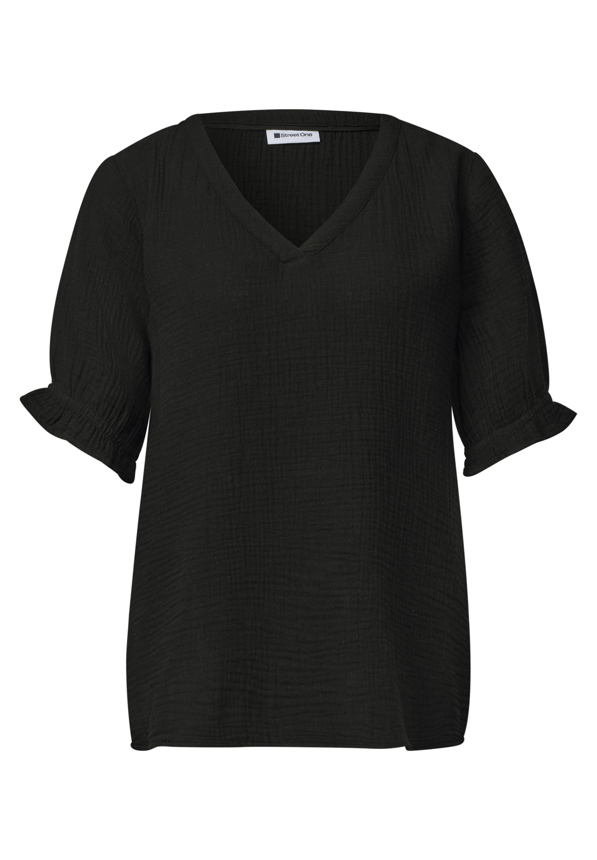 STREET ONE Shirtbluse aus reiner Baumwolle