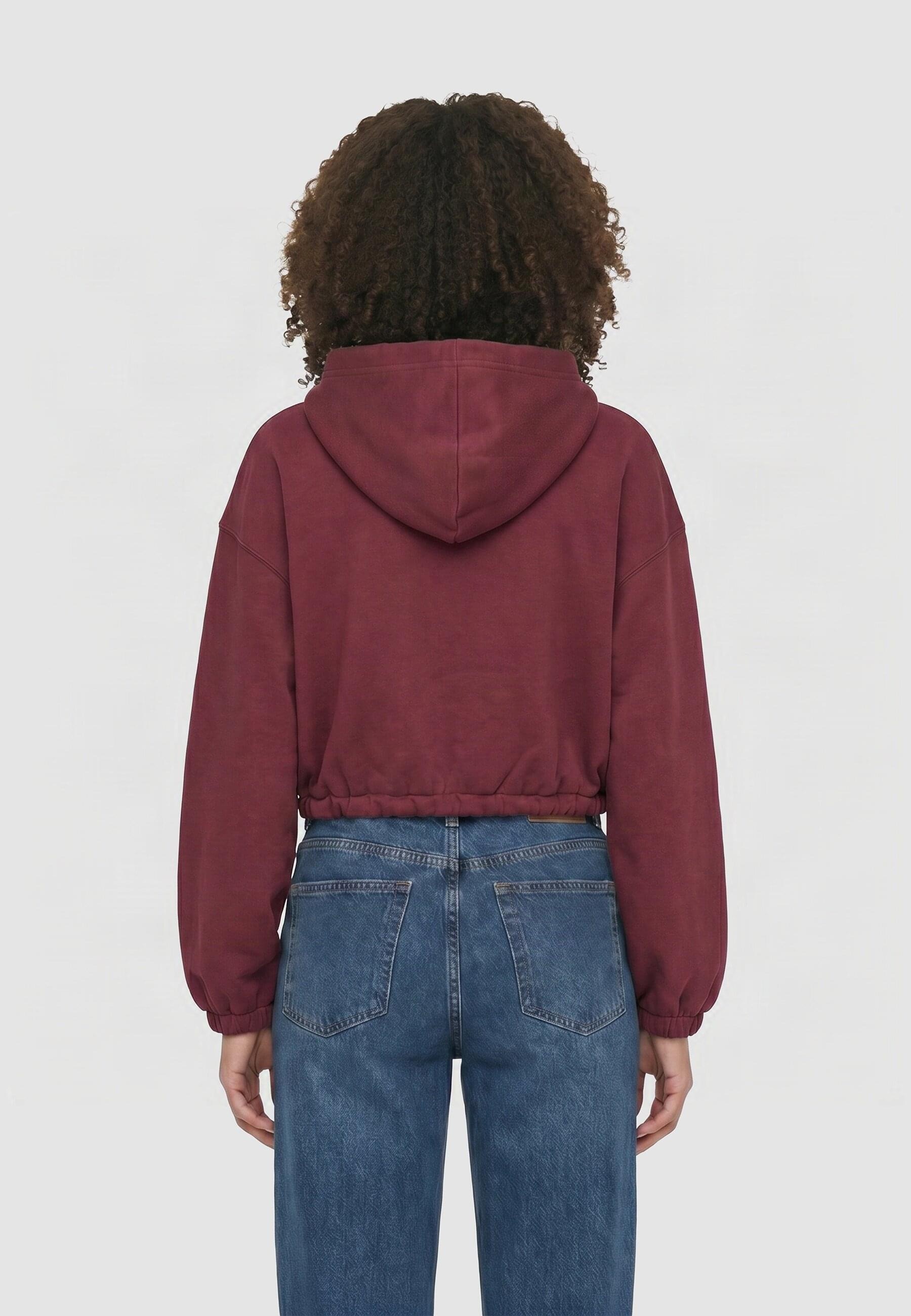 URBAN CLASSICS Anorak »Urban Classics Ladies Fluffy Cropped Zip Hoodie« 1 Stk. tlg. mit Kapuze