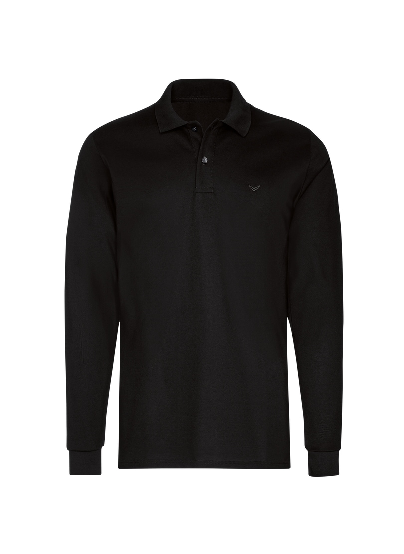 Trigema Poloshirt "TRIGEMA Langarm Poloshirt mit Armbündchen" günstig online kaufen