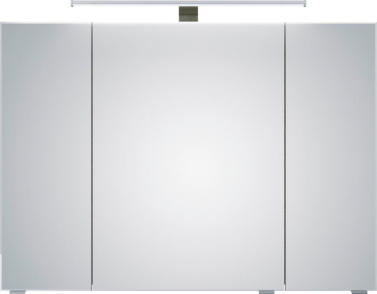Saphir Spiegelschrank "6005 Sprint Badschrank, 3 Spiegeltüren, 6 Einlegeböden, 98 cm breit", inkl. LED-Beleuchtung, Türd