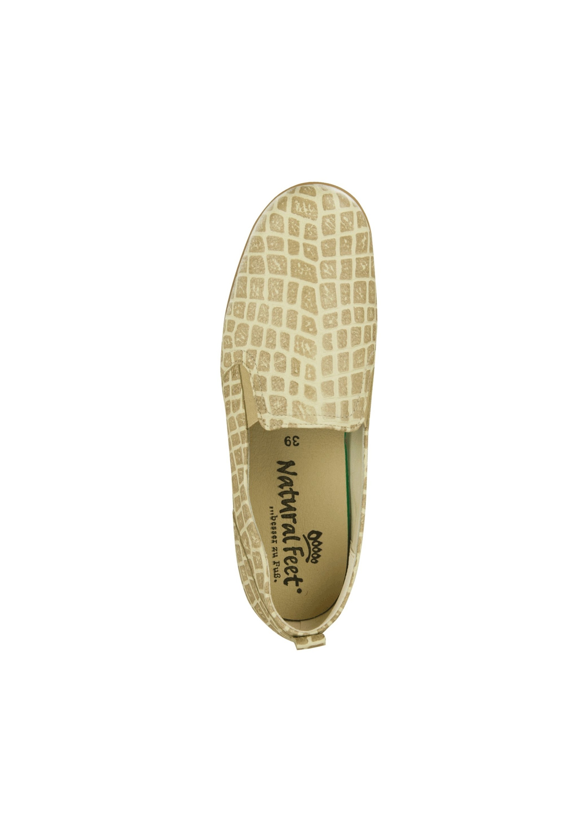 Natural Feet Slipper »Clea«, aus weichem Hirschleder
