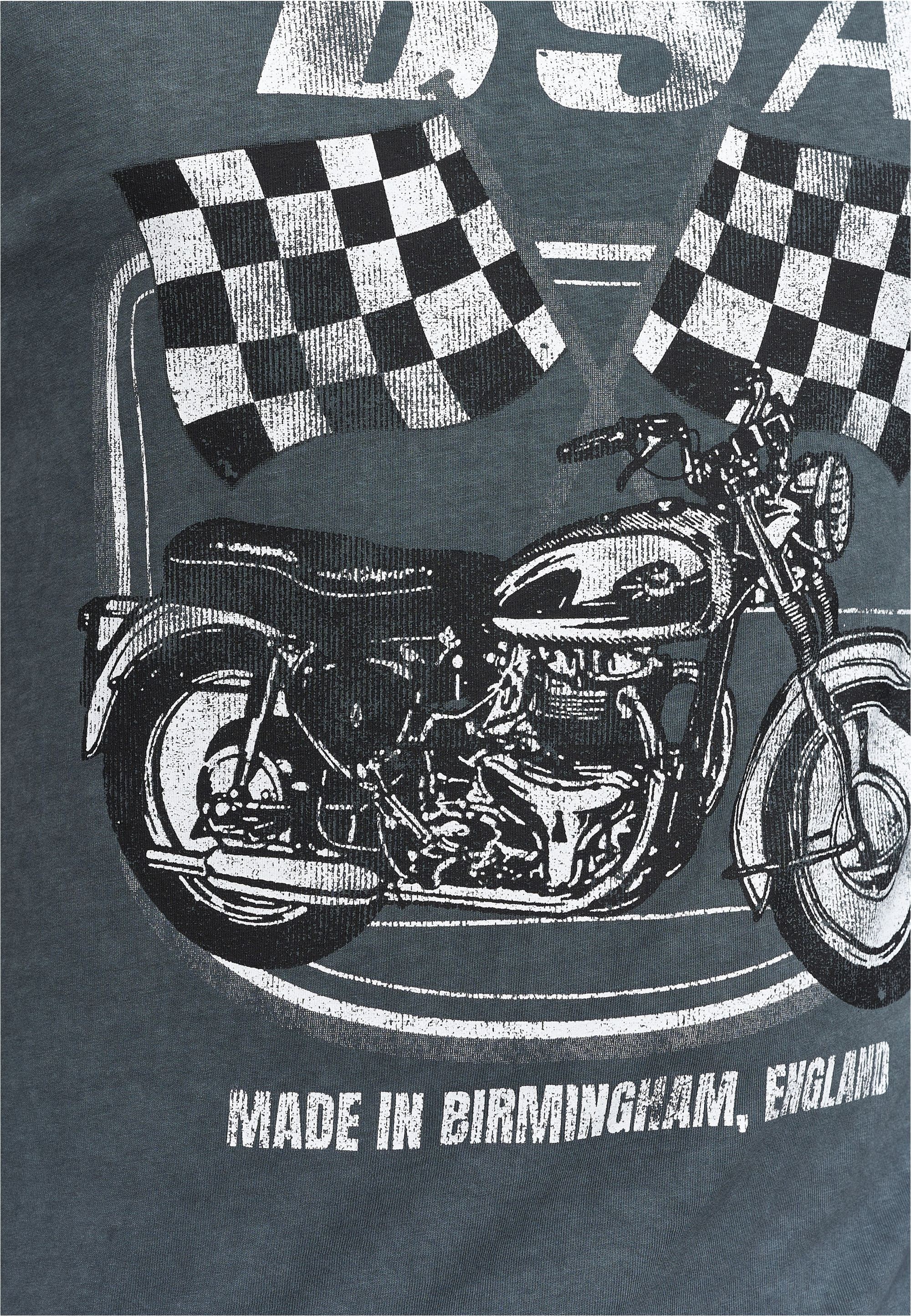 Recovered T-Shirt »BSA British Motor Flag«, (1 tlg.), mit lässigem BSA-Print im Vintage-Stil