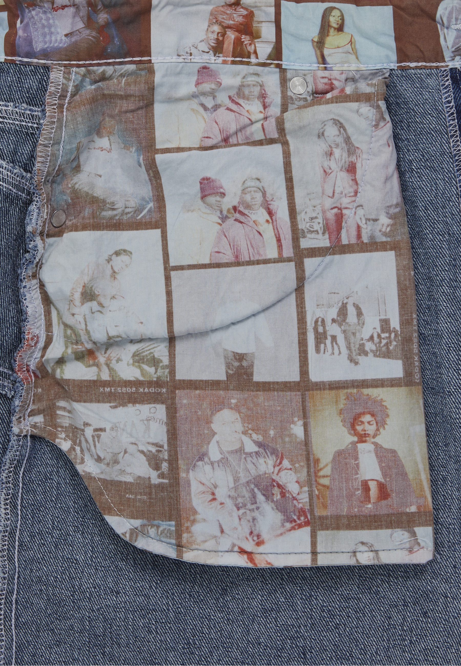 Karl Kani Bequeme Jeans »Karl Kani Herren Karl Kani Metal Plate Baggy Five Pocket Denim«