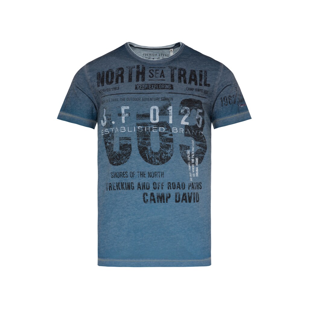 CAMP DAVID Rundhalsshirt