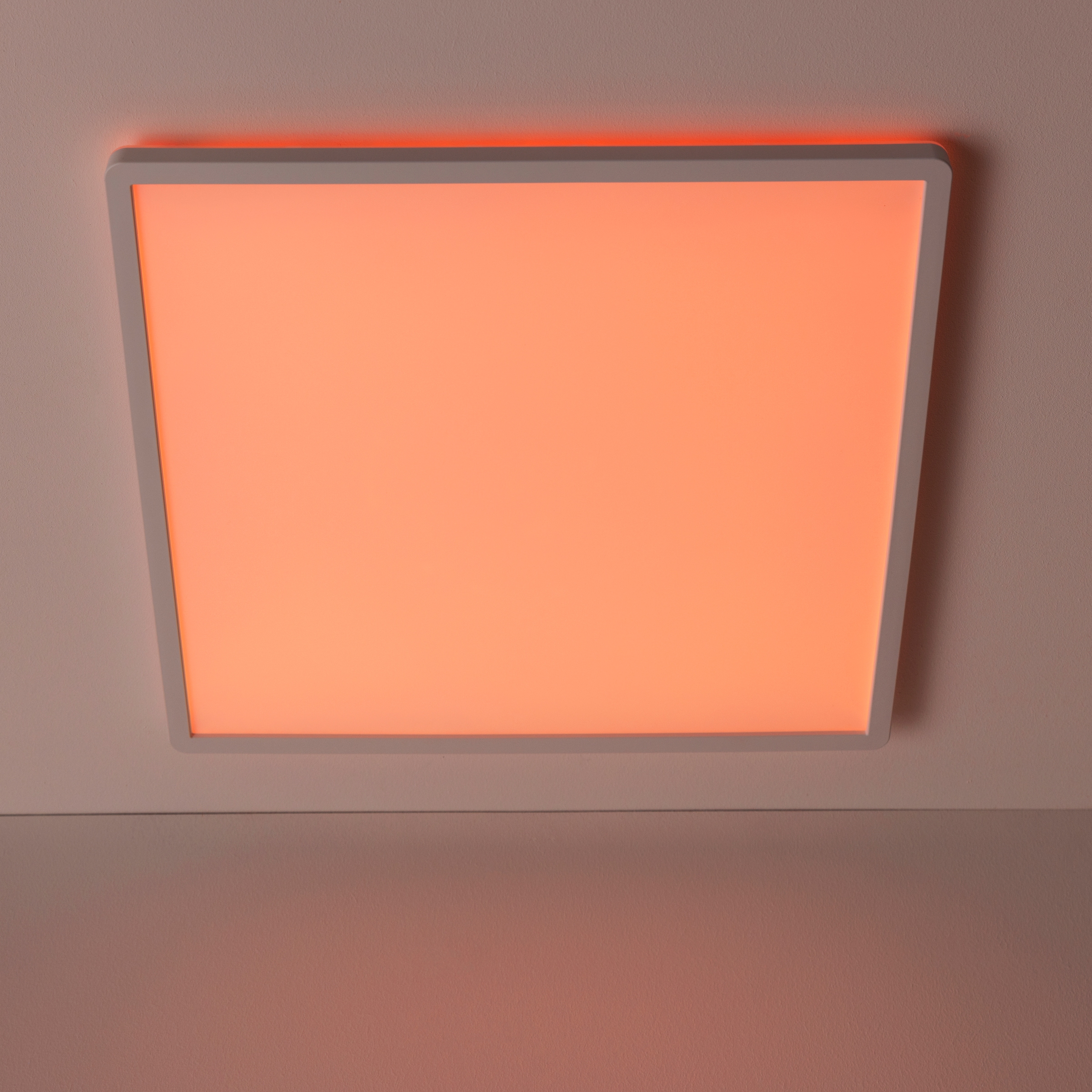 BreLight LED Deckenleuchte »Tanida« LED-Modul 1 Stk. Neutralweiß 42 x 42 cm, RGB, LED, 3000 lm, 4000 K, dimmbar, Fernbedinung, weiß