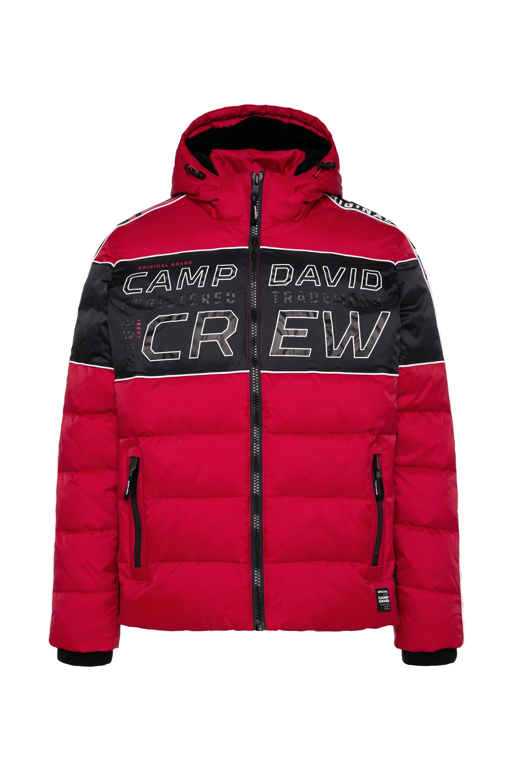 CAMP DAVID Winterjacke mit Kapuze mit abtrennbarer Kapuze