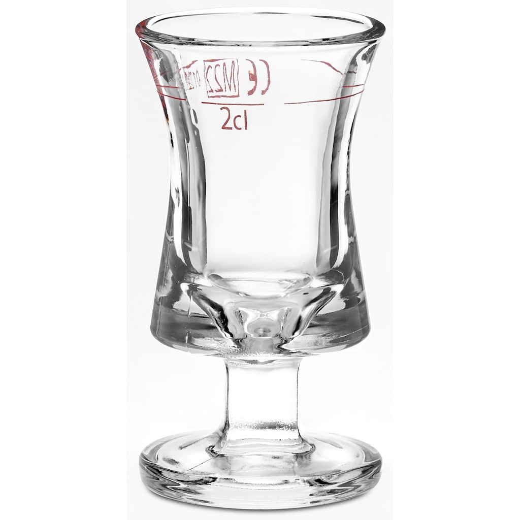 van Well Schnapsglas »Rittmeister Rotring«, (Set, 12 tlg., 12 Schnapsgläser Rittmeister 2cl)