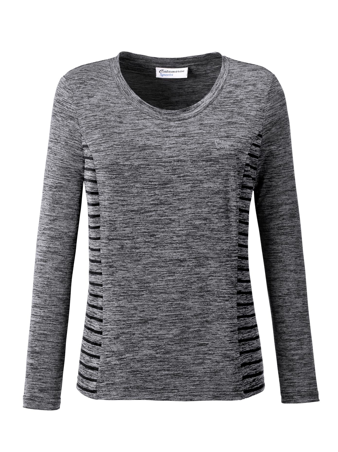 Sheego Langarmshirt »Große Größen« mit Knotendetail am Ärmelsaum | T-Shirts