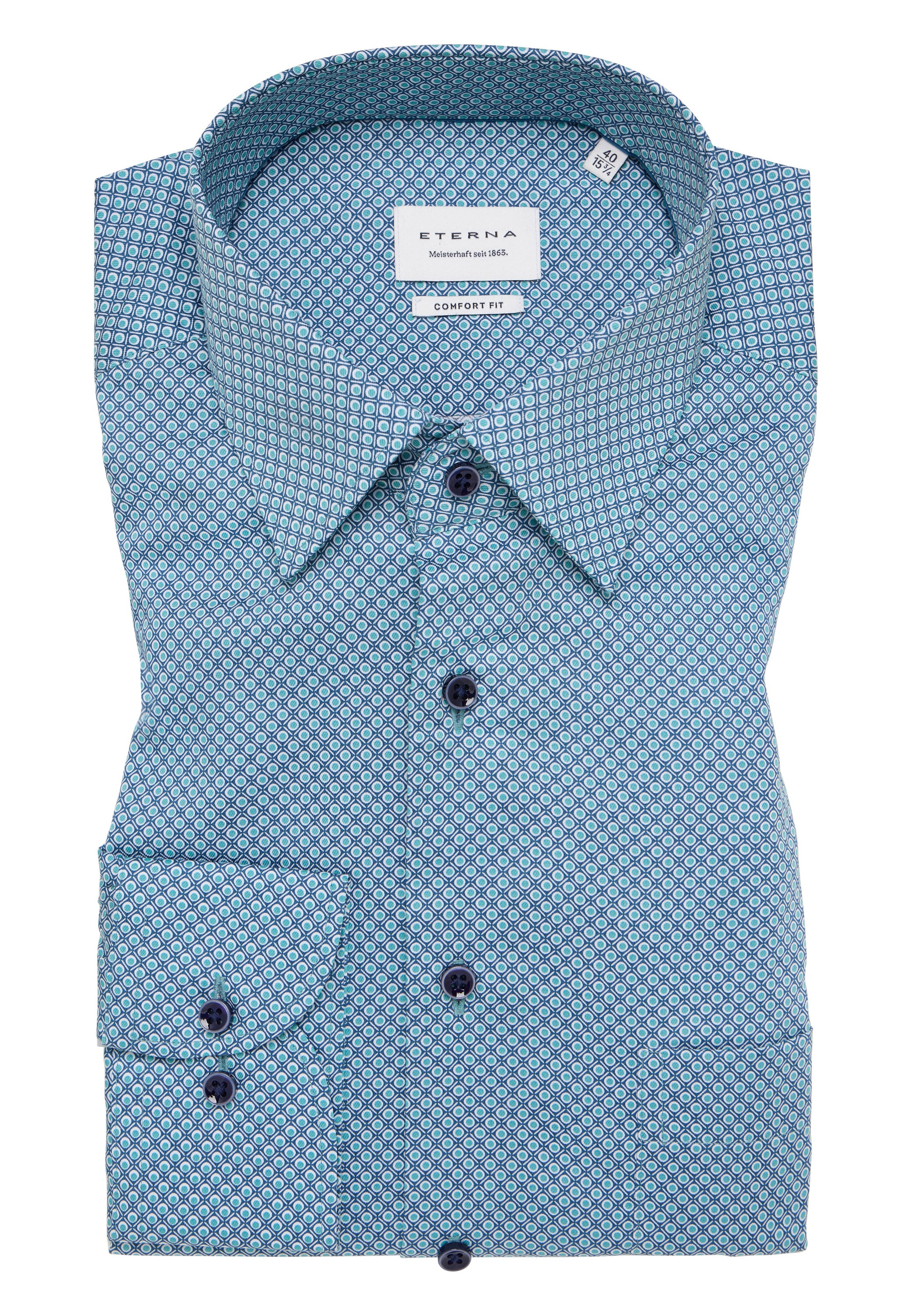 Eterna Langarmhemd »COMFORT FIT«, NON IRON (bügelfrei)