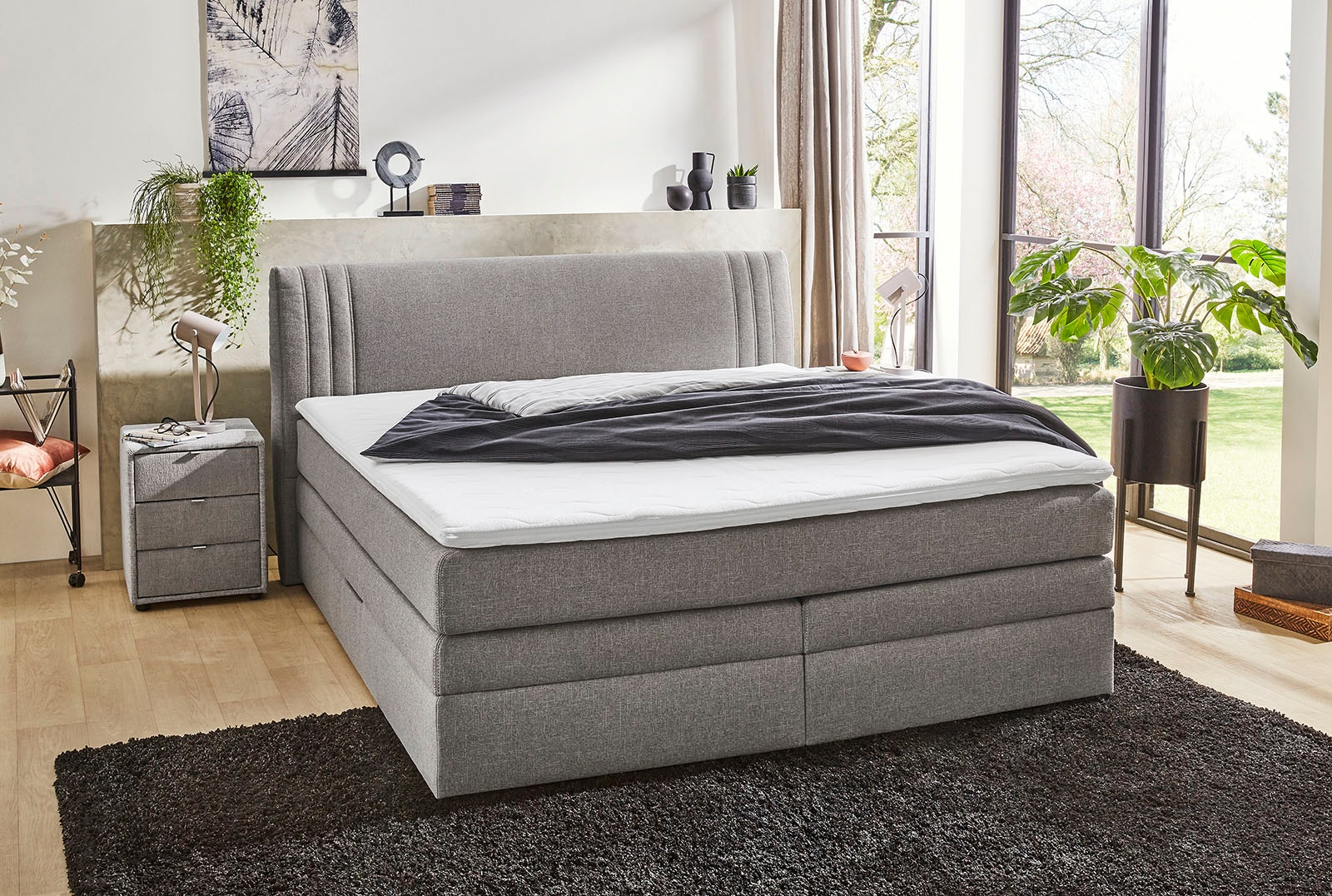 Jockenhöfer Gruppe Boxspringbett ""Amira", mit Bettkasten und Topper" erhäl günstig online kaufen