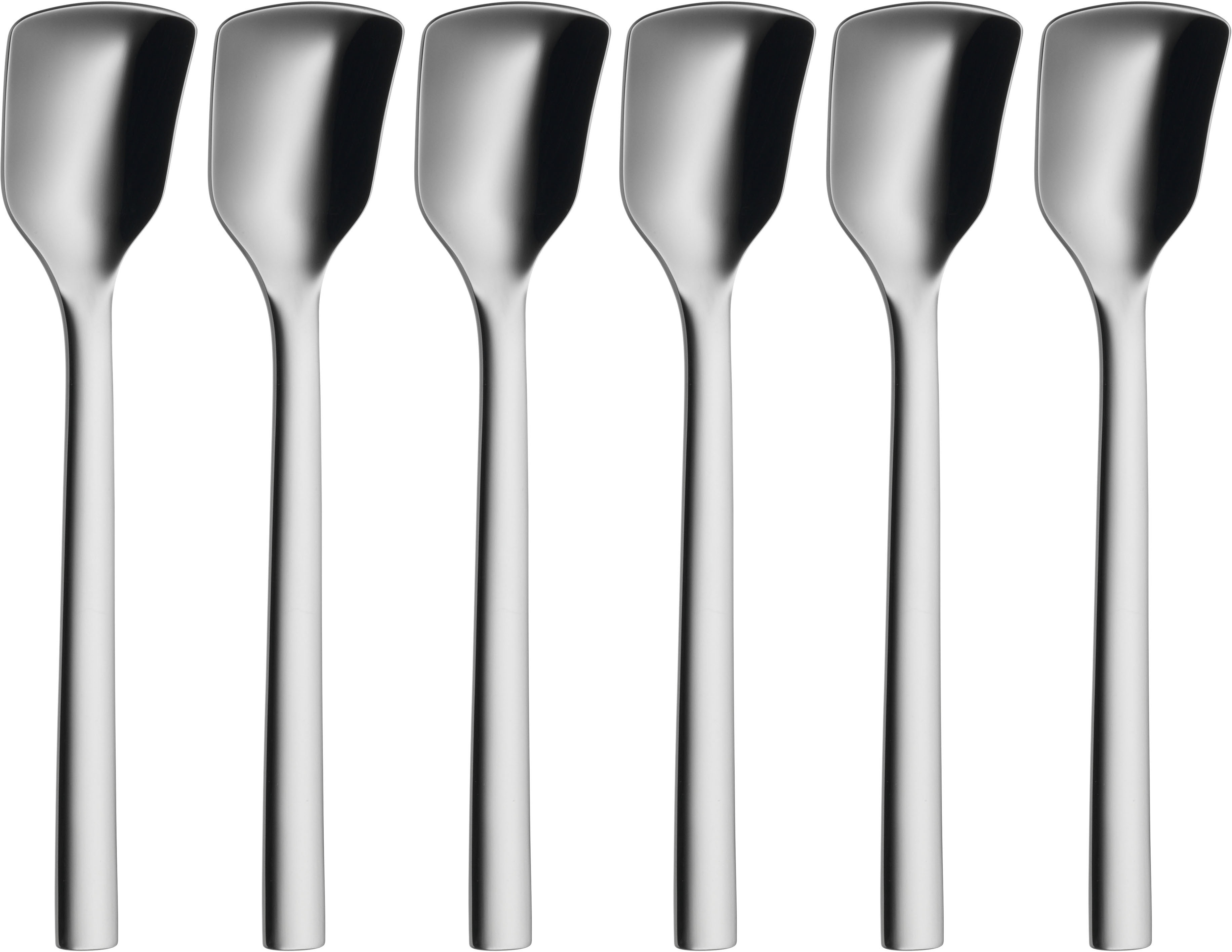 WMF Eislöffel "Nuova" 6-tlg., 14 cm, Cromargan Edelstahl rostfrei 18/10, Geschenkverpackung