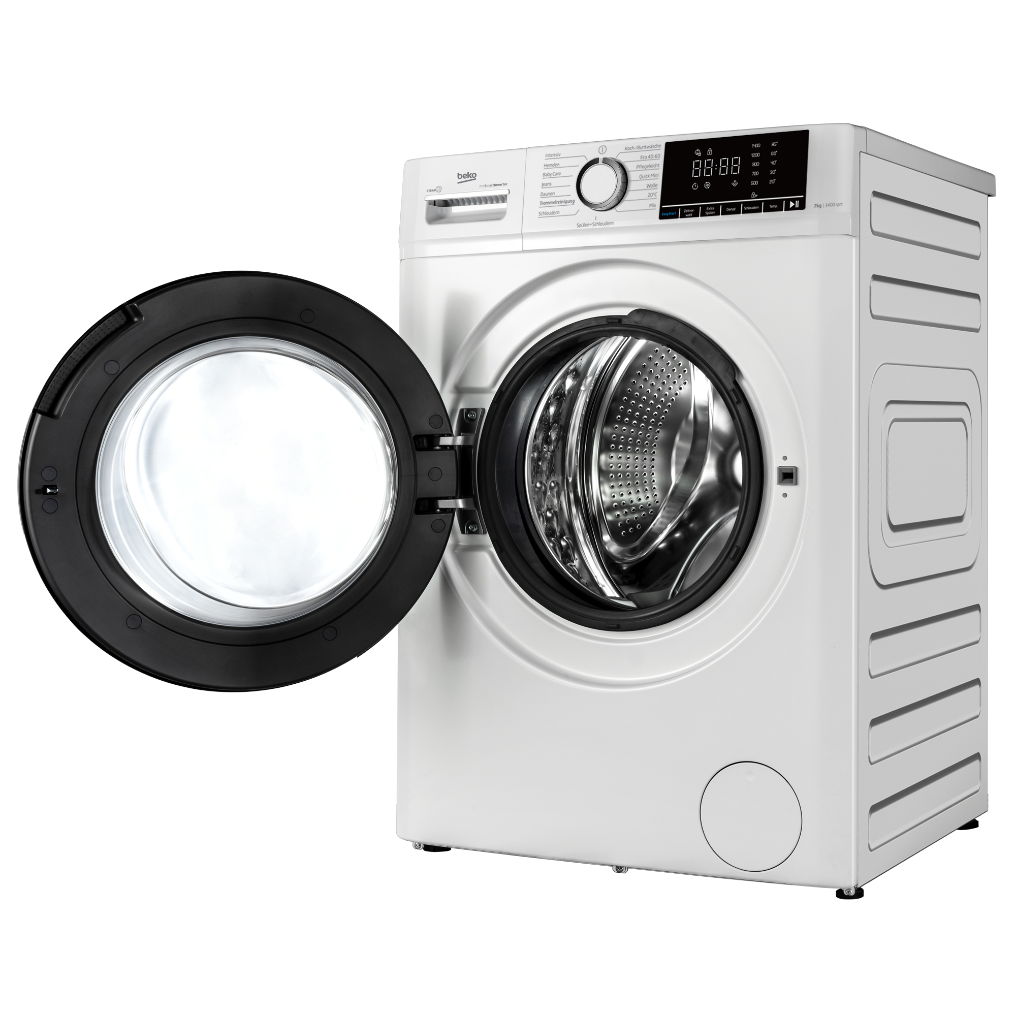 BEKO Waschmaschine »WMOFE741« 7 kg 1400 U/min Dampf gegen Flecken, vergessene Wäsche einfach nachlegen