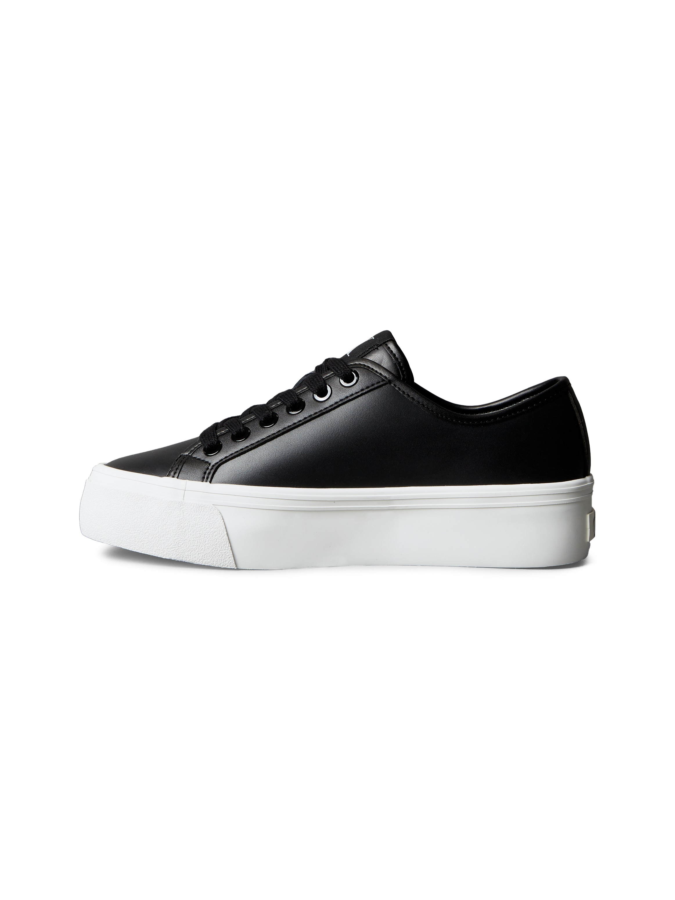 Calvin Klein Jeans Plateausneaker »VULC FLATFORM LTH«, Schnürschuh, Halbschuh, Freizeitsneaker in schlichter Optik