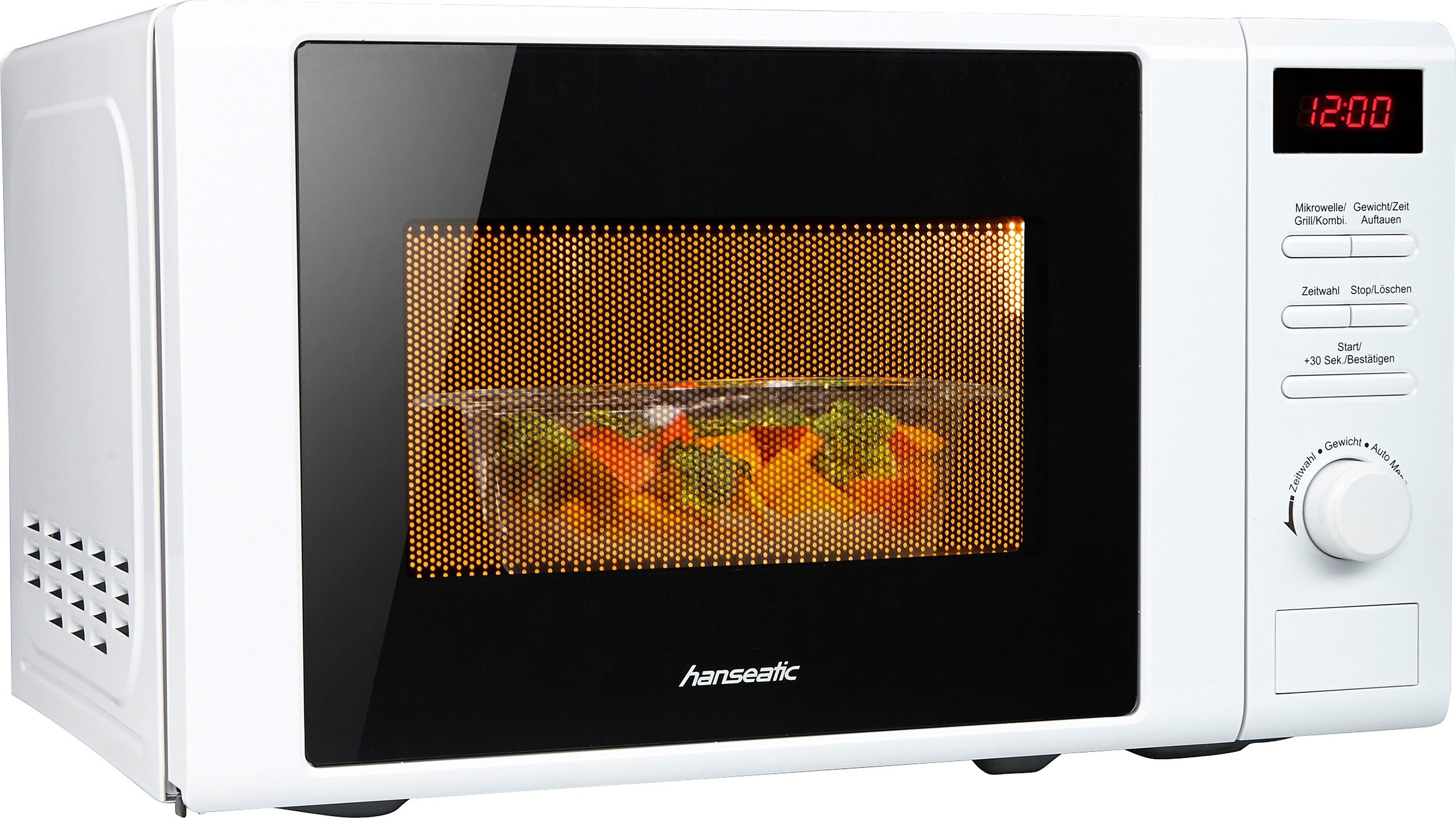 Hanseatic Mikrowelle »819021«, Grill, 700 W, Auftaufunktion, 8 Automatikprogramme