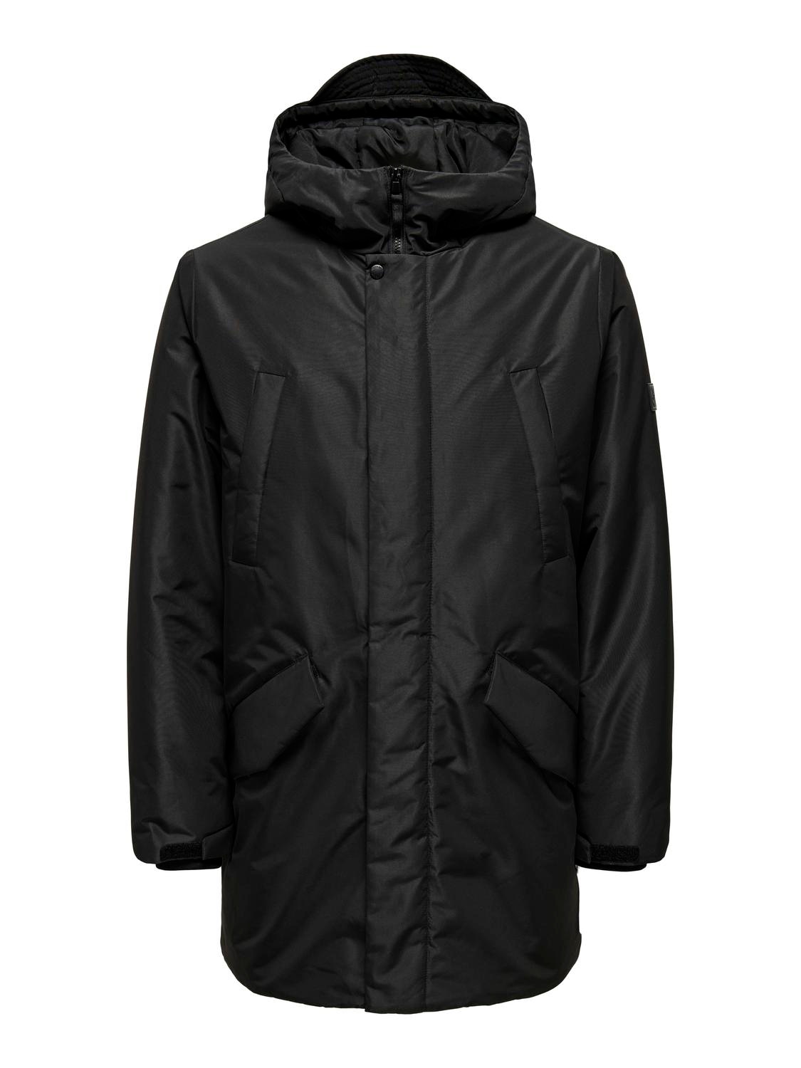 ONLY & SONS Outdoorjacke »ONSCARL LIFE PARKA OTW«, mit Kapuze