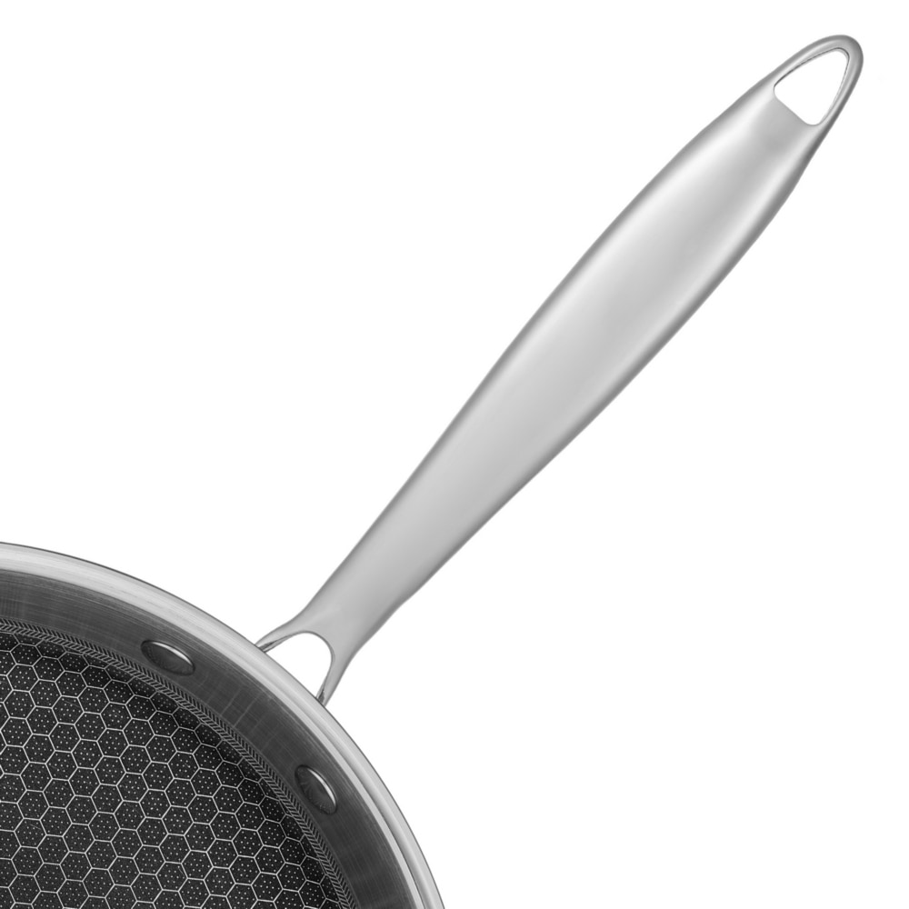 RESTO Kitchenware Bratpfanne »Achird Pfanne aus Tri-Ply (Edelstahl + Aluminium + Edelstahl) ofenfest« Edelstahl 18/10 1 Stk. tlg. Die 3-schichtige Basis ermöglicht eine Energieeinsparung von 25%