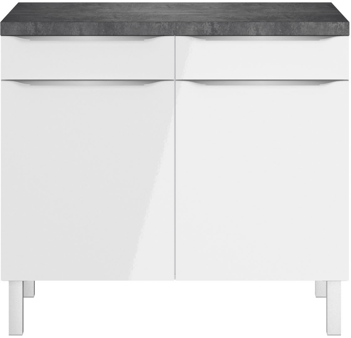 OPTIFIT Unterschrank "Lilly2" Breite 100 cm, 2 Türen, 2 Einlegeböden günstig online kaufen