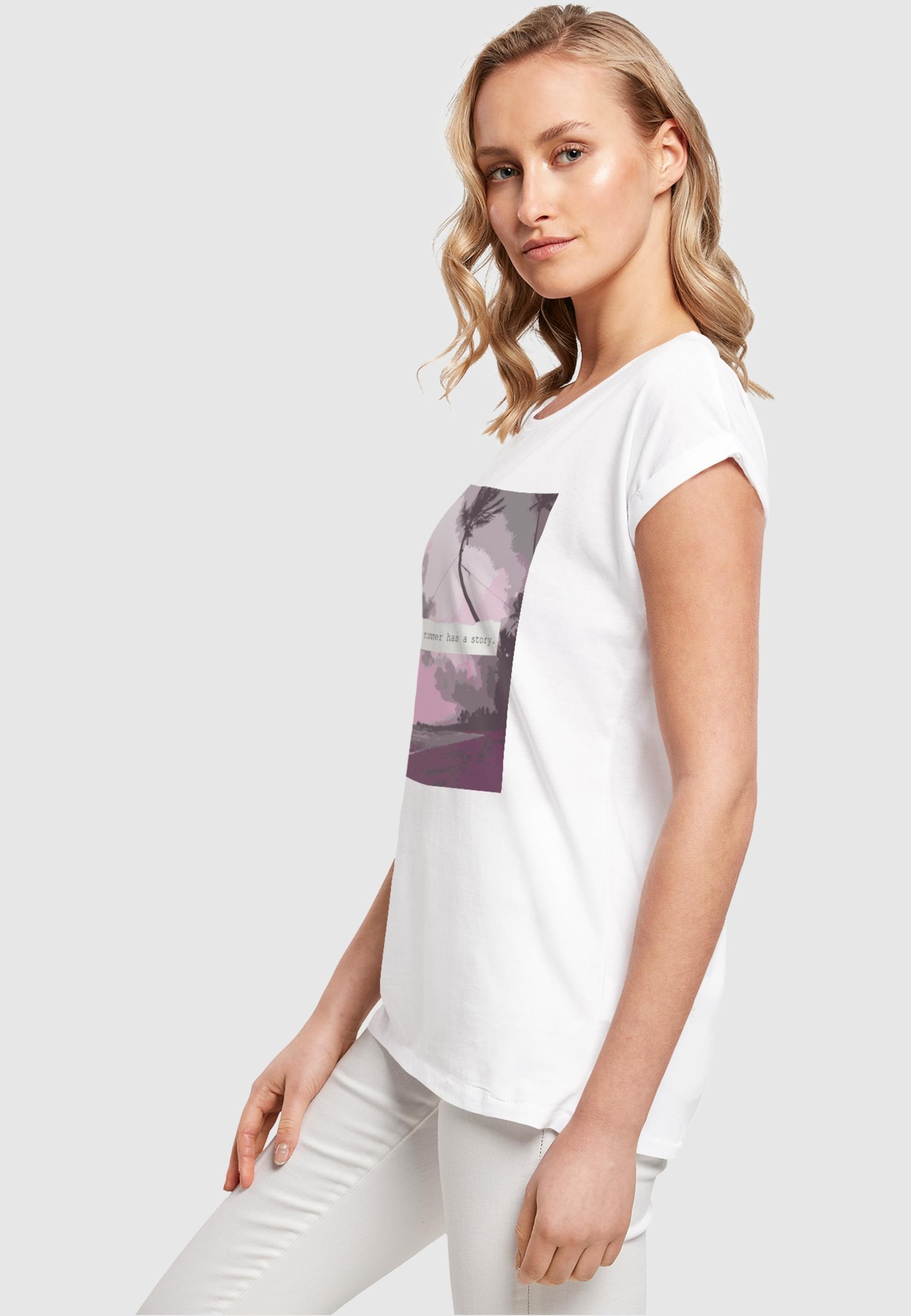 Merchcode T-Shirt »Merchcode Damen Ladies Summer - Every summer has a story T-Shirt«, (1 tlg.)