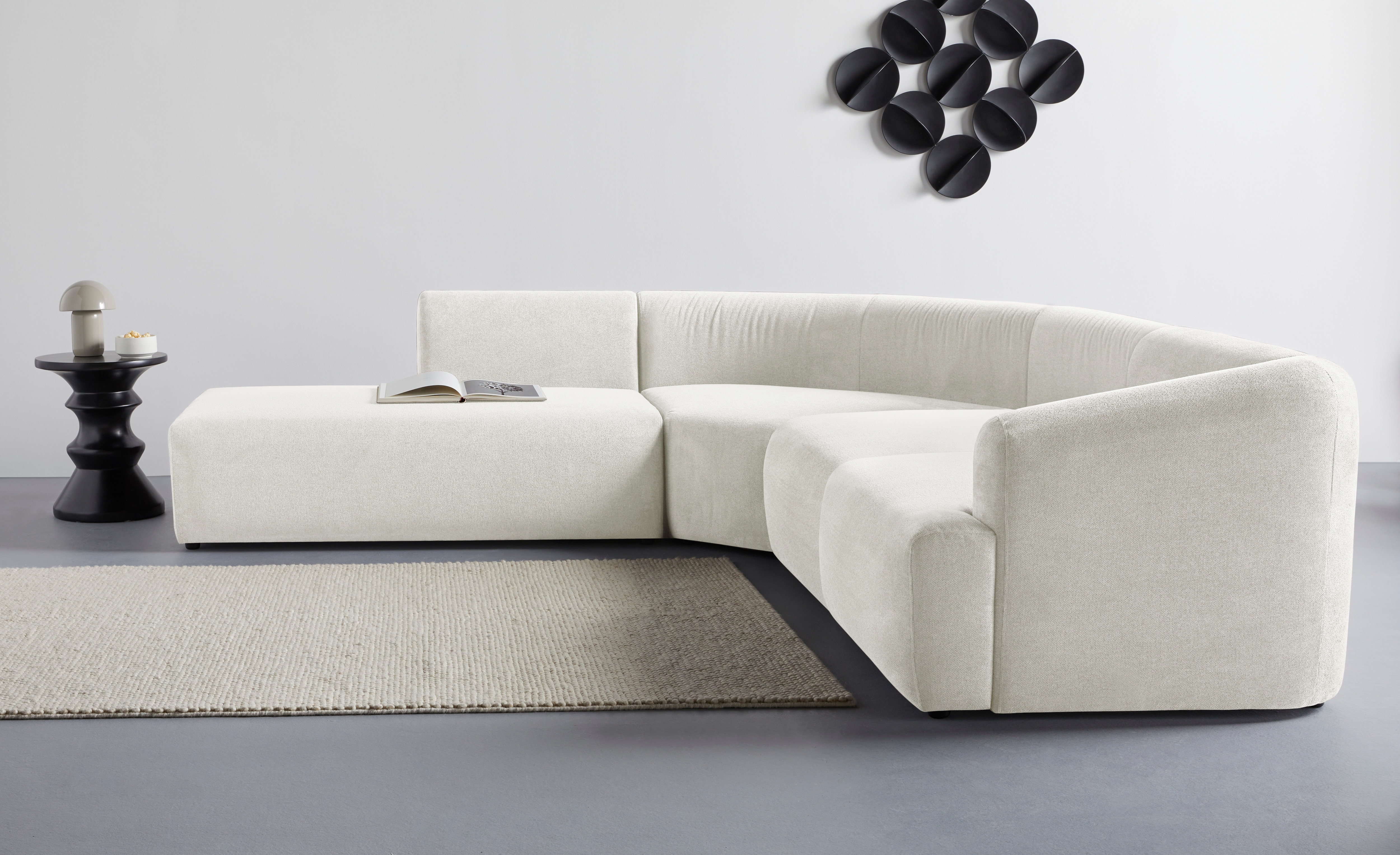 LeGer Home by Lena Gercke Ecksofa "LYZA L-Form links/rechts, Modularsofa "XL", Maße B/T/H: 287/267/74 cm" aus 4 Modulen, zusammen oder einzeln stellbar