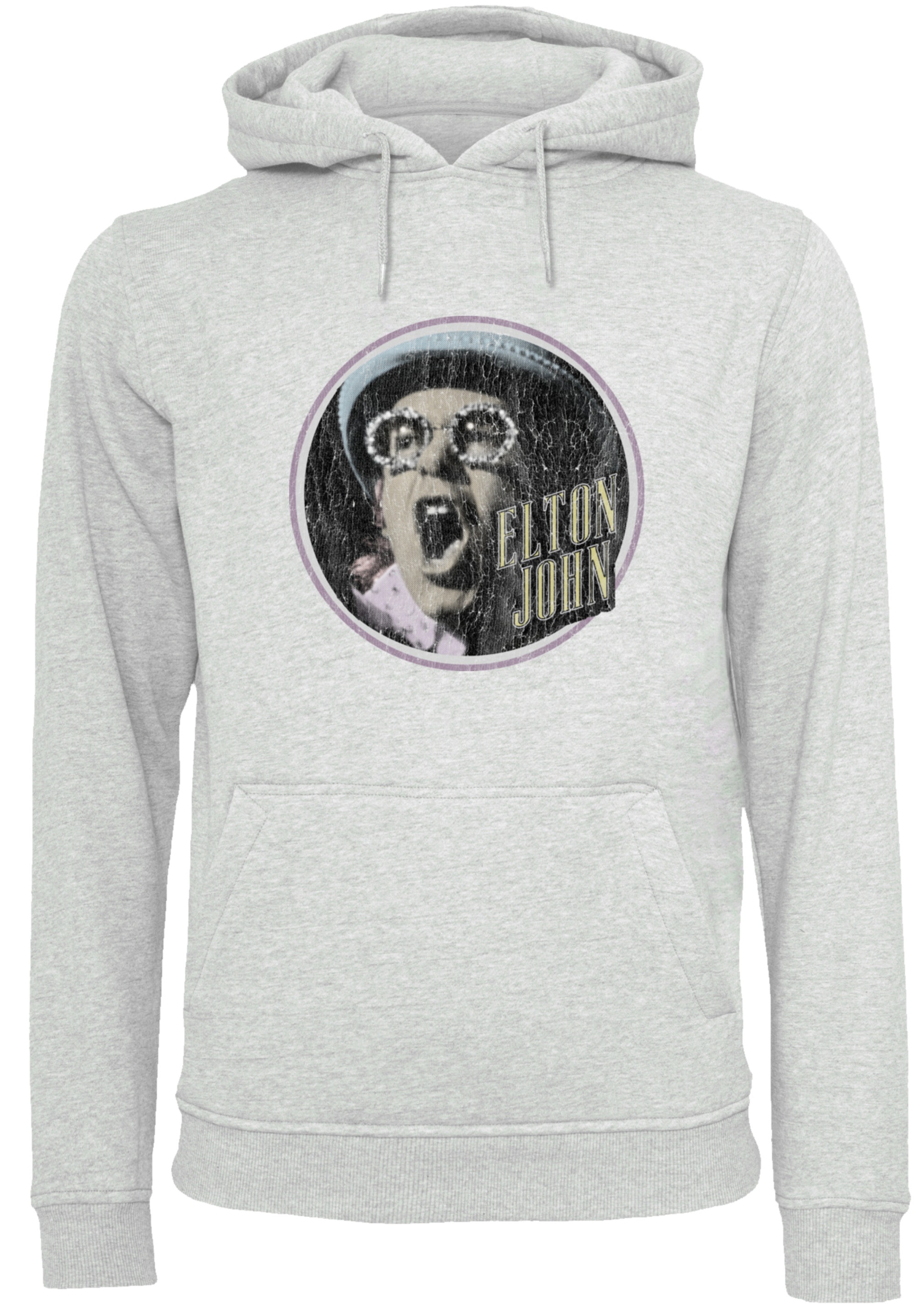 F4NT4STIC Kapuzenpullover »Elton John Vintage Circle«, Premium Qualität