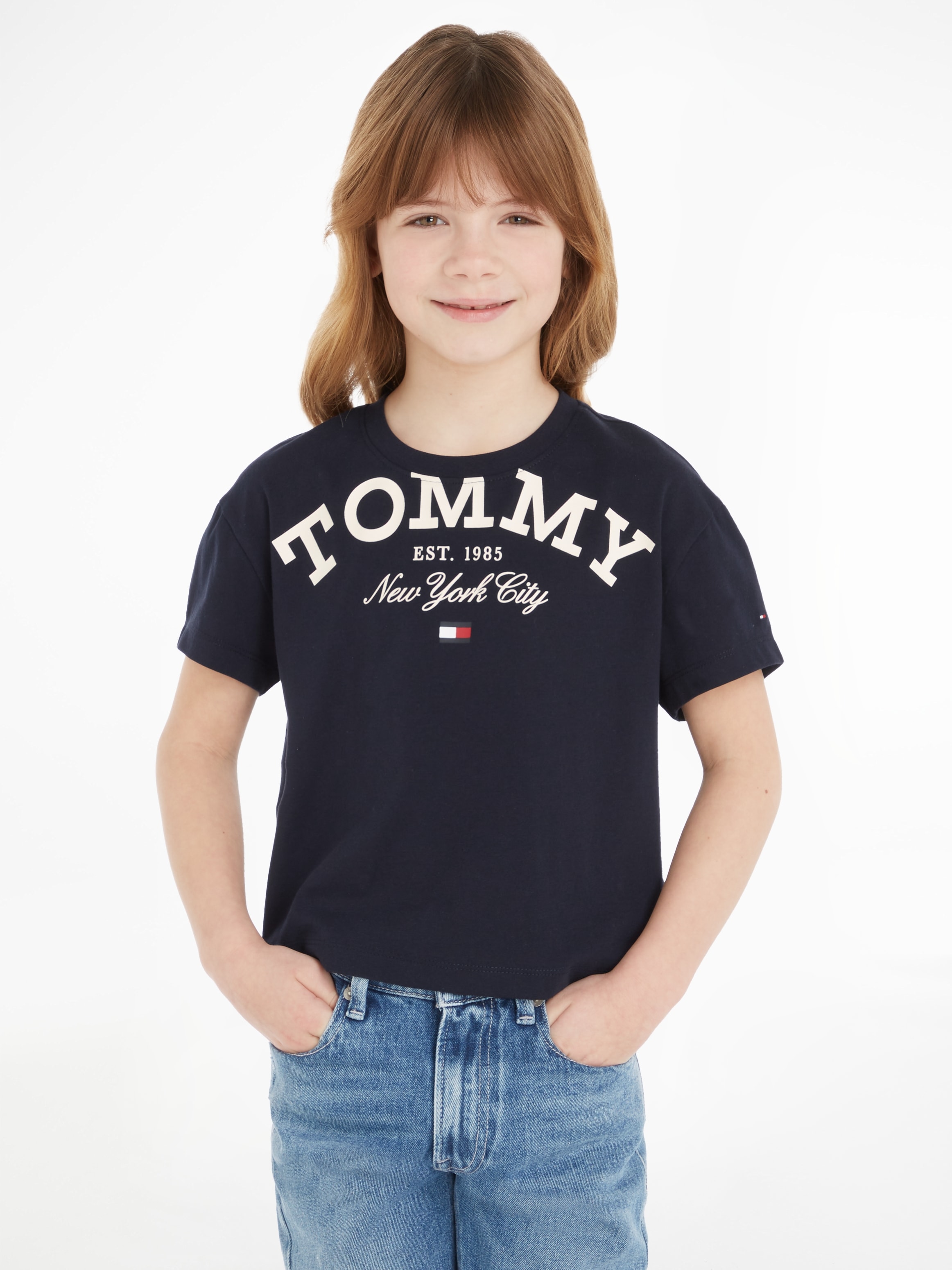 Tommy Hilfiger T-Shirt »TOMMY | S/S« LOGO TEE BAUR