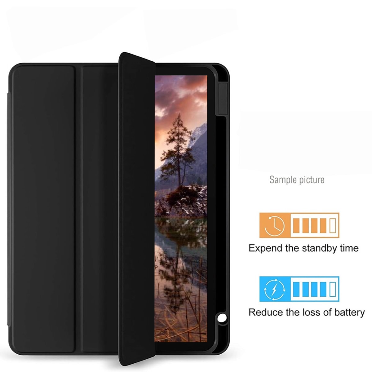 4smarts Tablet-Hülle »Folio Case Basic für Samsung Galaxy Tab S10 Ultra«, Backcover, Schutzhülle, Tabletschutzhülle, Case, Schutzcase, stoßfest