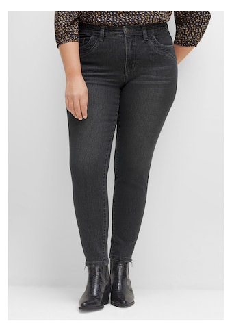 Sheego Stretch-Jeans »Große Größen« su Zipper...