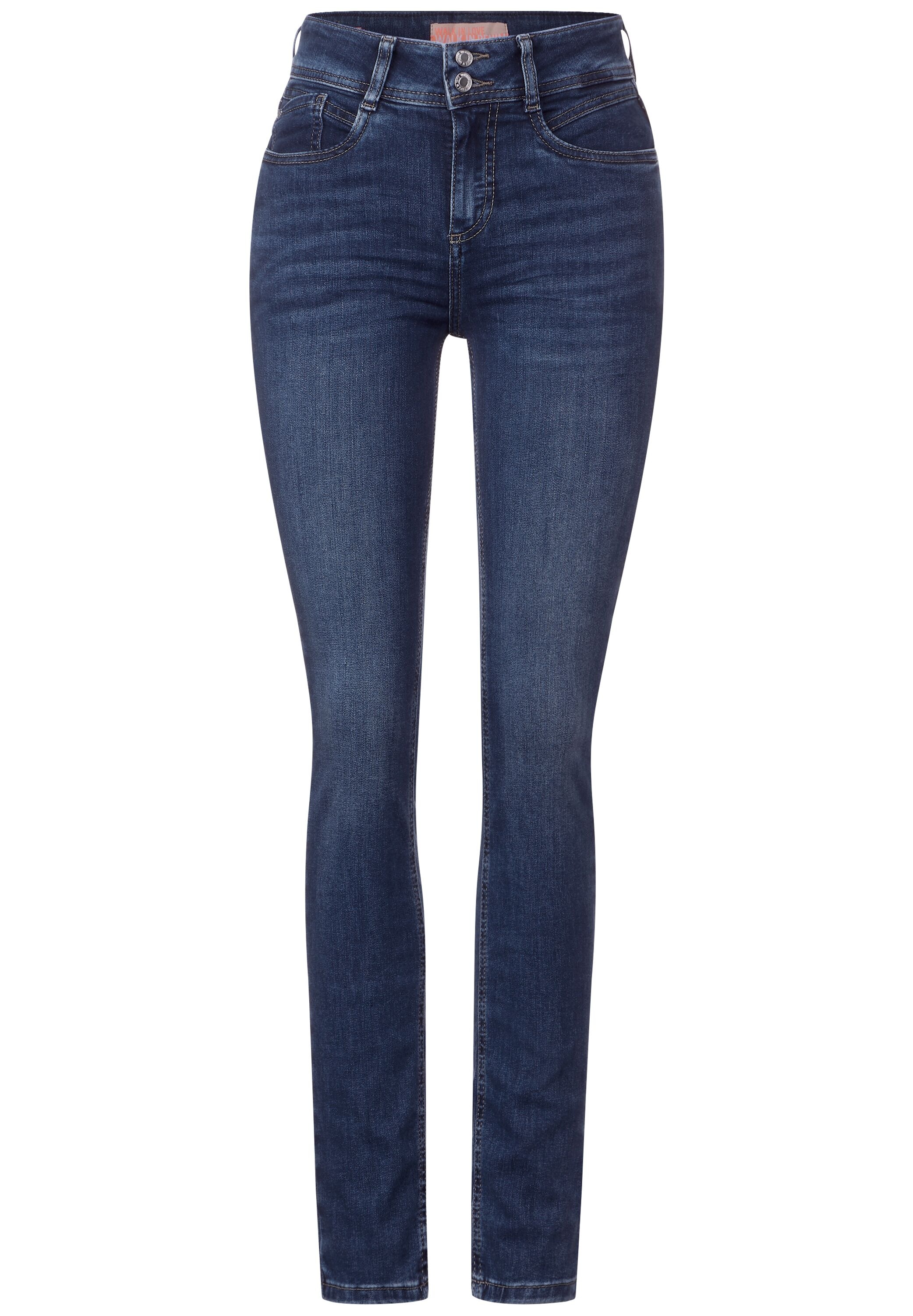 STREET ONE Slim-fit-Jeans, High Waist