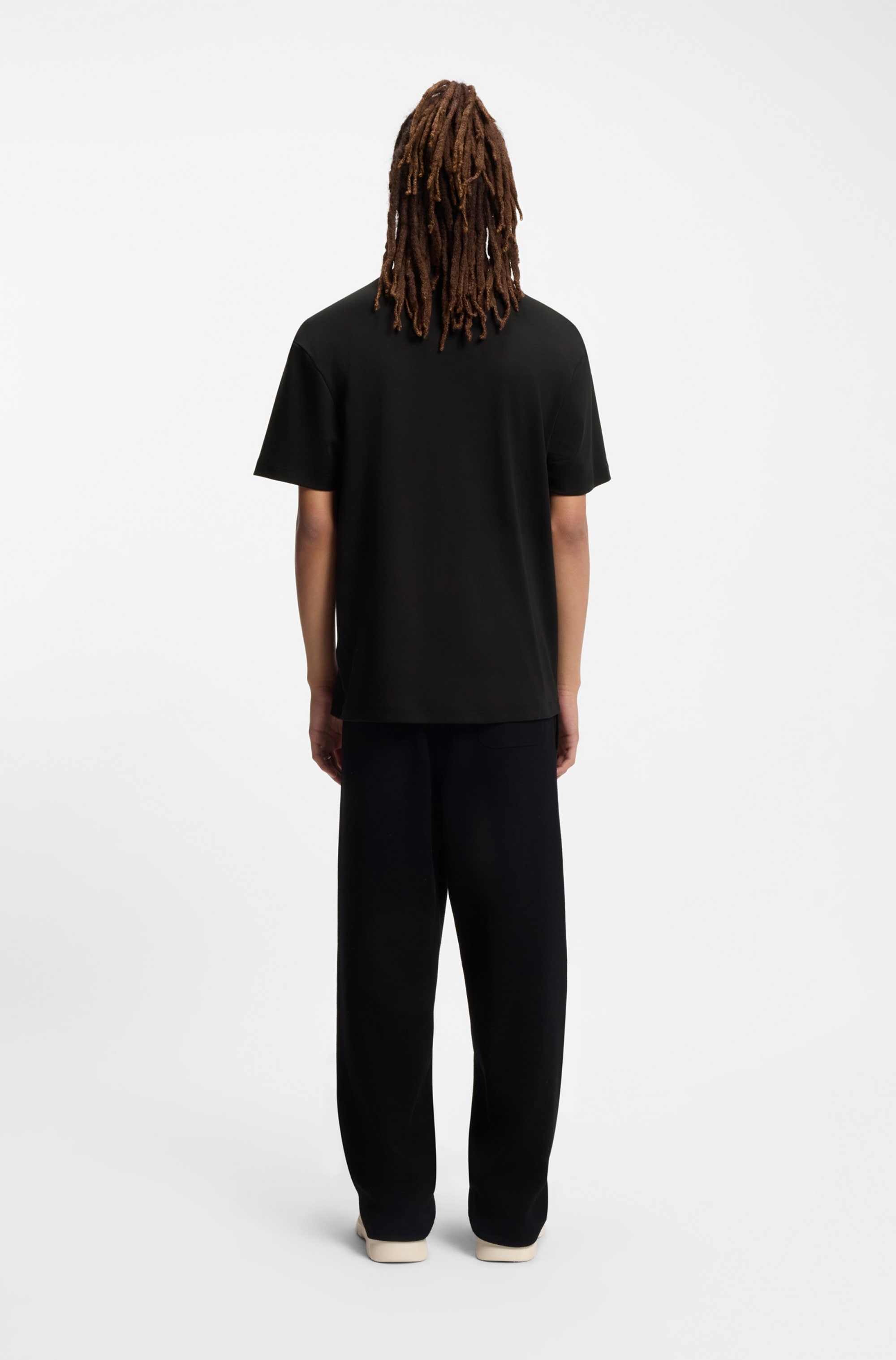 HUGO T-Shirt »Dalile Metal Logo« Regular Fit , Premium Interlock Cotton