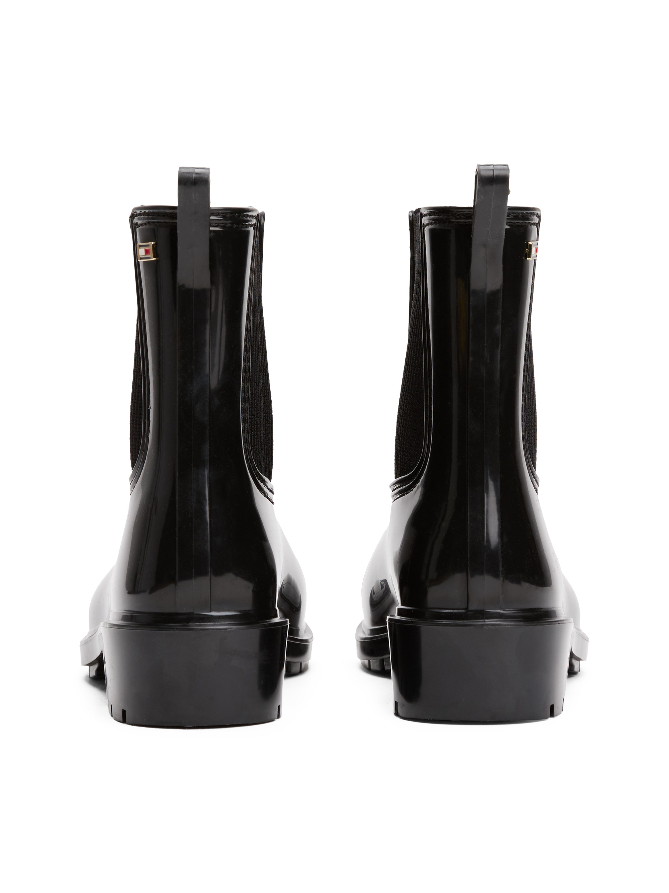Tommy Hilfiger Chelseaboots "FLAG HARDWARE RAINBOOT", Blockabsatz, Schlupfb günstig online kaufen