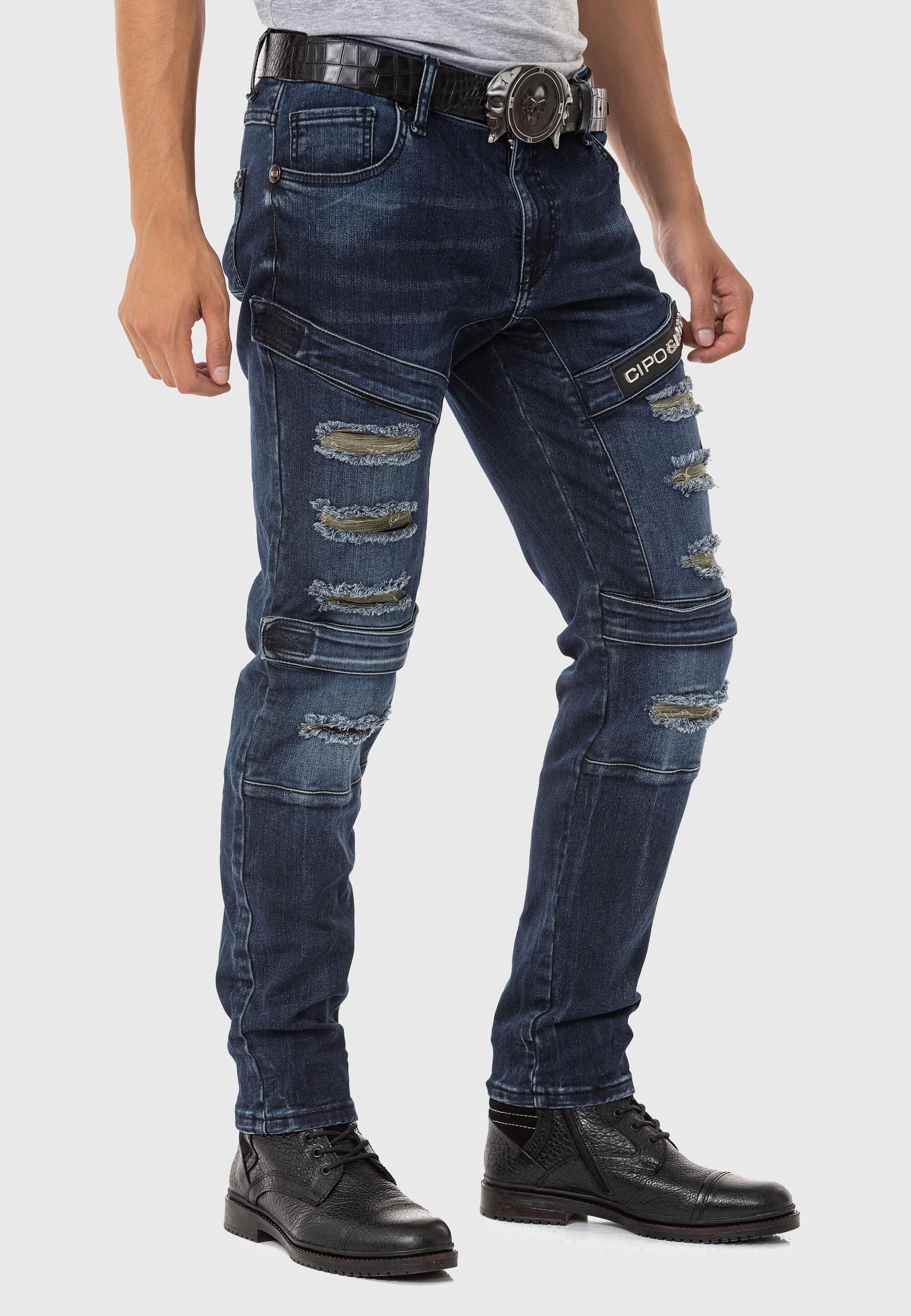 Cipo & Baxx 5-Pocket-Jeans »Jeans« im destroyed Look