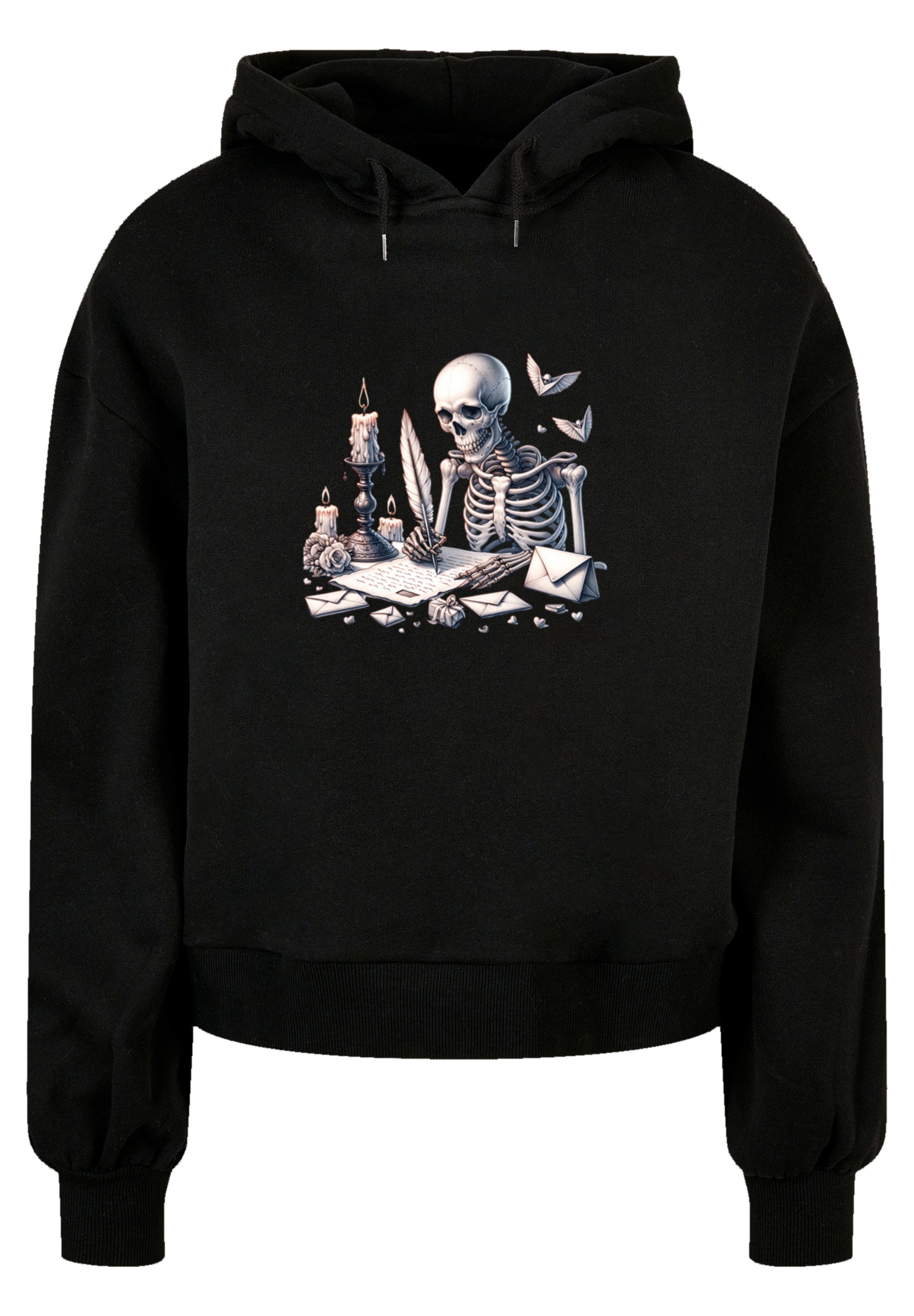 F4NT4STIC Sweatshirt »Skelett Liebesbrief Valentinstag«, Premium Qualität