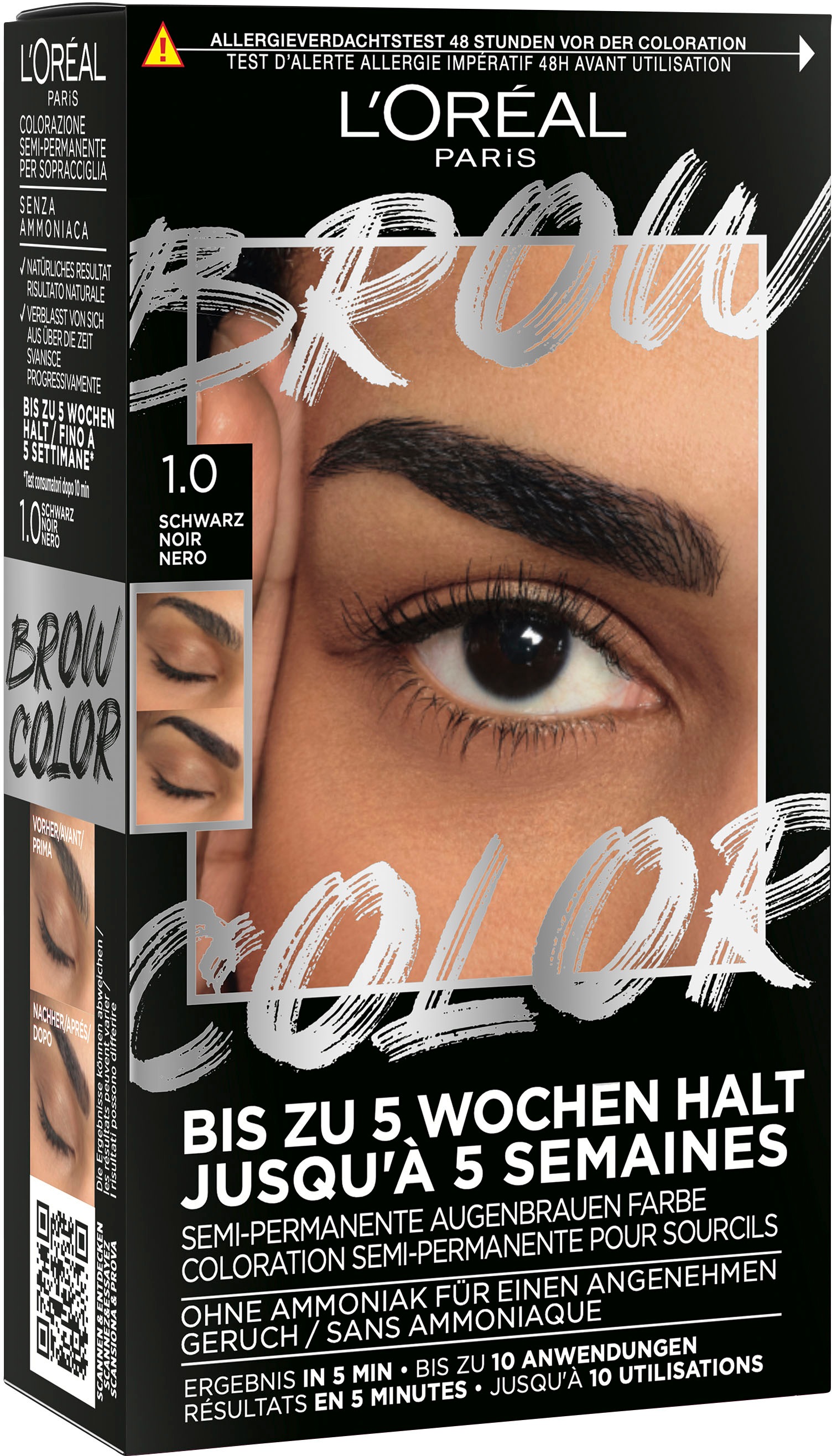 L'ORÉAL PARIS Augenbrauenpflege »Brow Color«, mit ammoniakfreier Formel