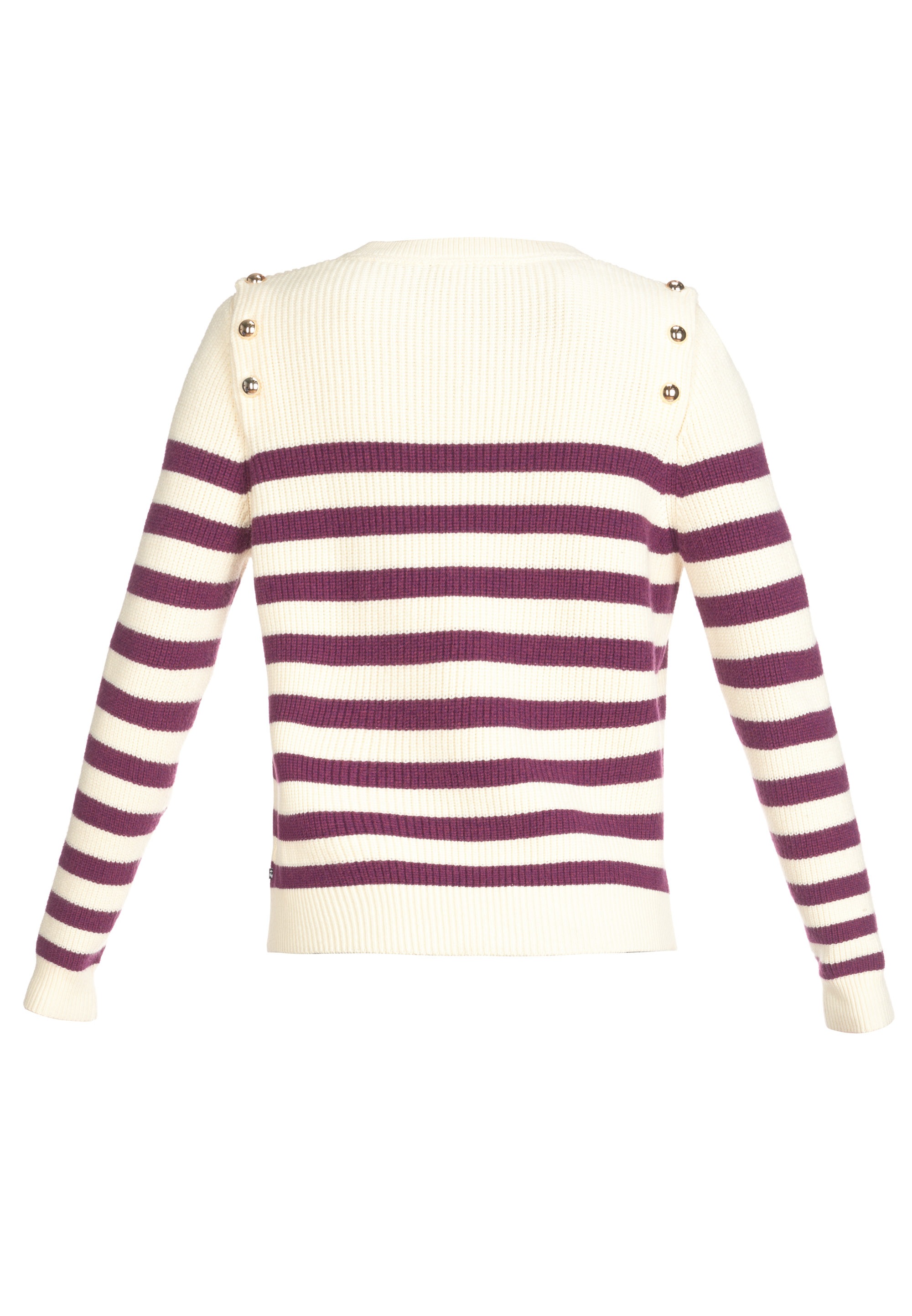 Le Temps Des Cerises Strickpullover »FANIA«, mit angesagtem Streifen-Muster
