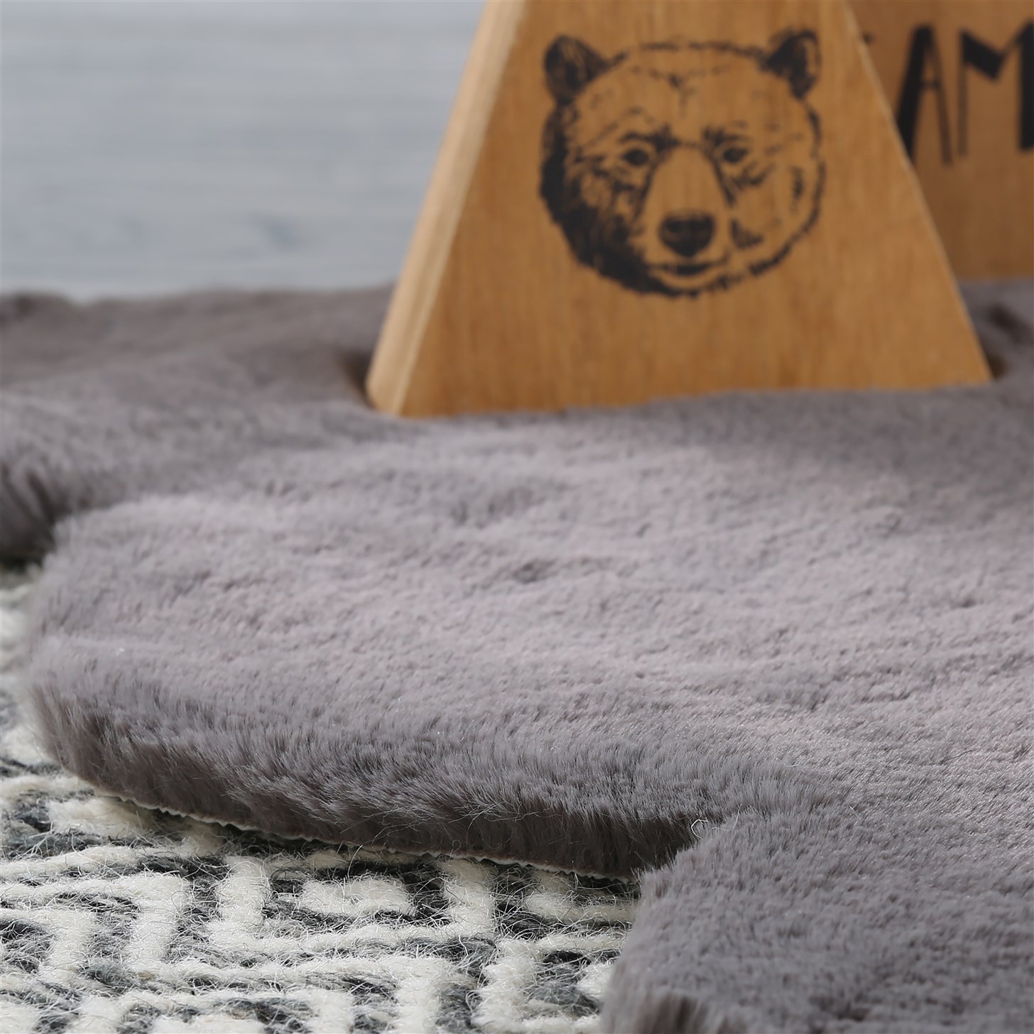 Obsession Lille 863 Children Rug Grey 83x92cm 2