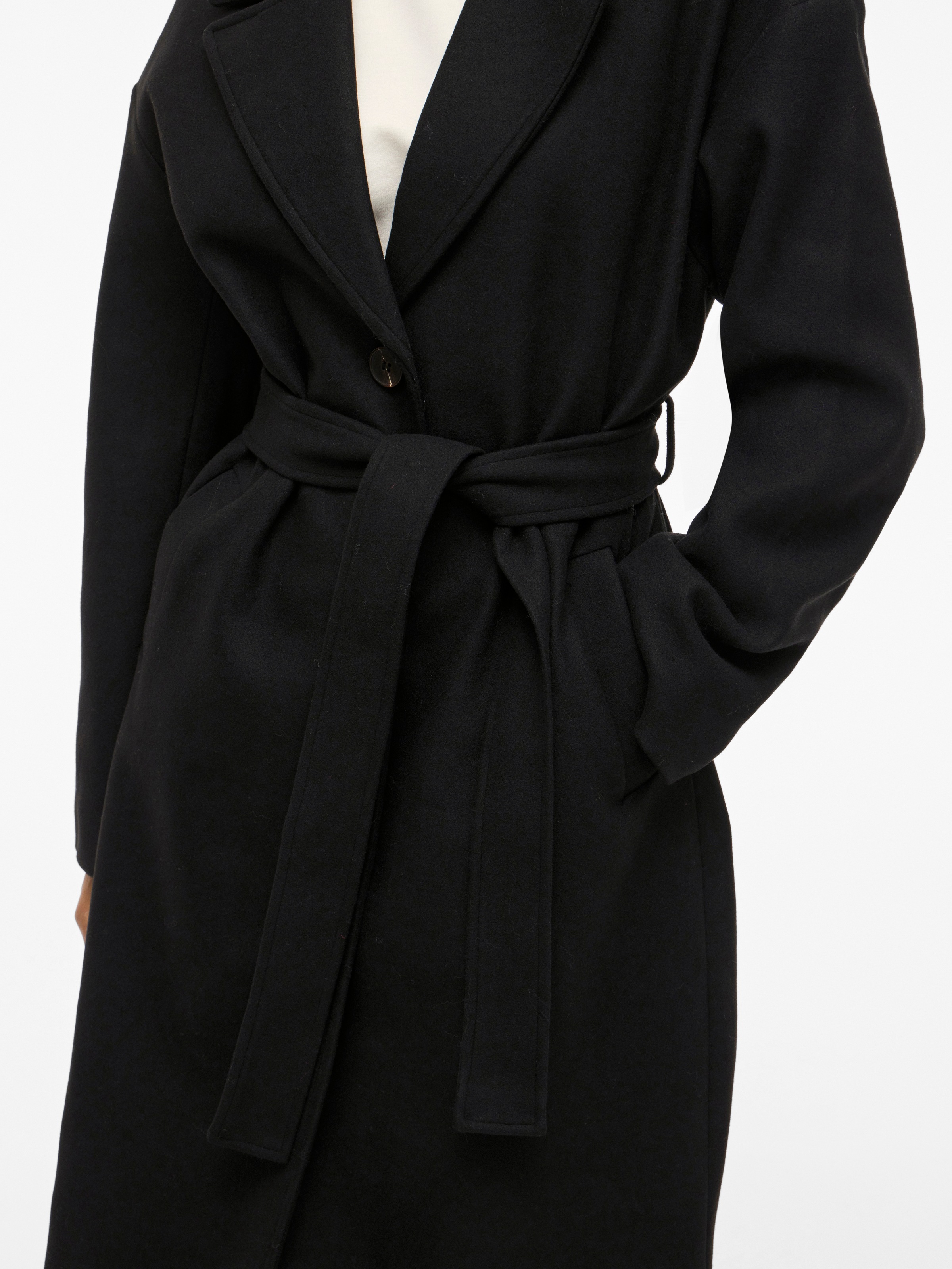 Vila Langmantel "VICLAUDIA L/S LONG COAT - NOOS" günstig online kaufen