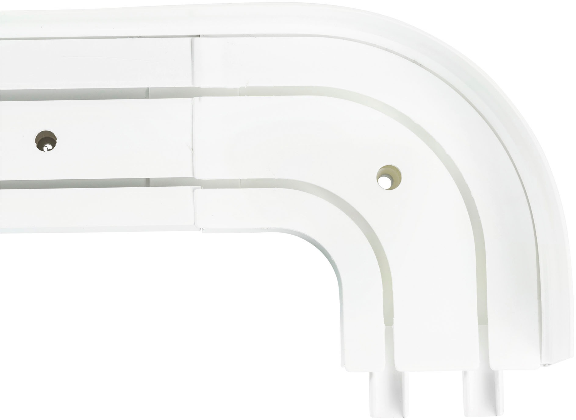 SN DECO GROUP Gardinenschiene »SH2 mit Blende 7,5 cm«, 2 läufig-läufig, Fixmaß, mit Blende 7,5 cm