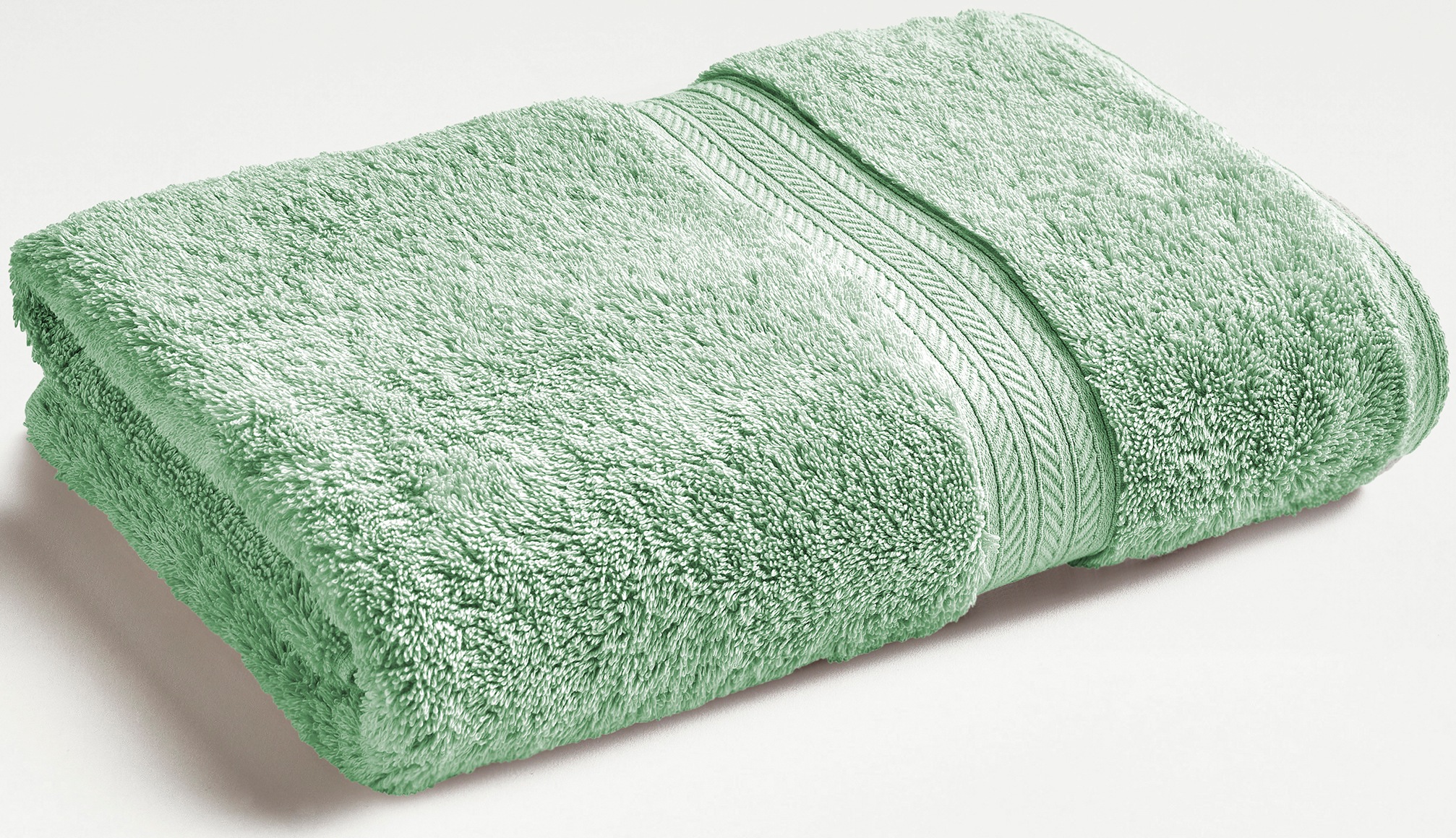 Badetücher CHRISTY, B:89cm L:172cm, grün, Walkfrottier, Baumwolle, Handtücher, "RENAISSANCE", Premium-Badetücher in Luxusqualität, 675g/m², 89x172cm,