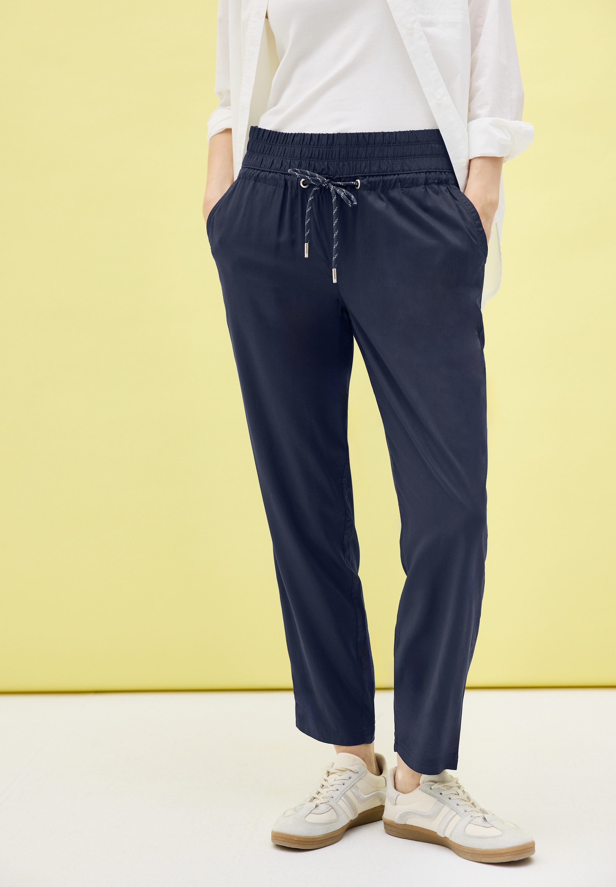 Cecil Stoffhose "Style CHELSEA", Sommerhose mit elastischem Bund günstig online kaufen