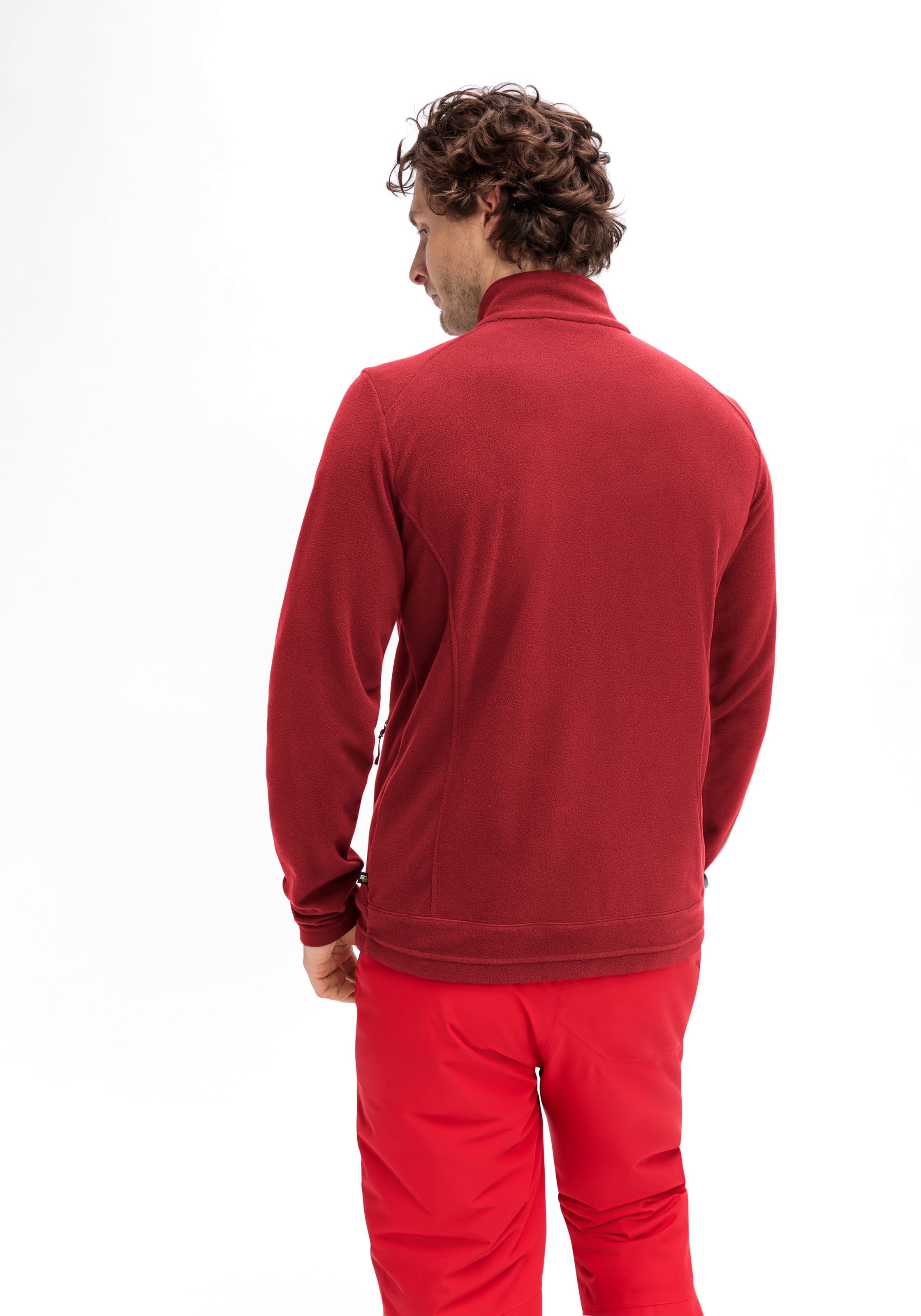 Maier Sports Fleecejacke »Dennis Jacket M«, Herren Midlayer, pflegeleichtes Fleece mit 2 RV-Taschen