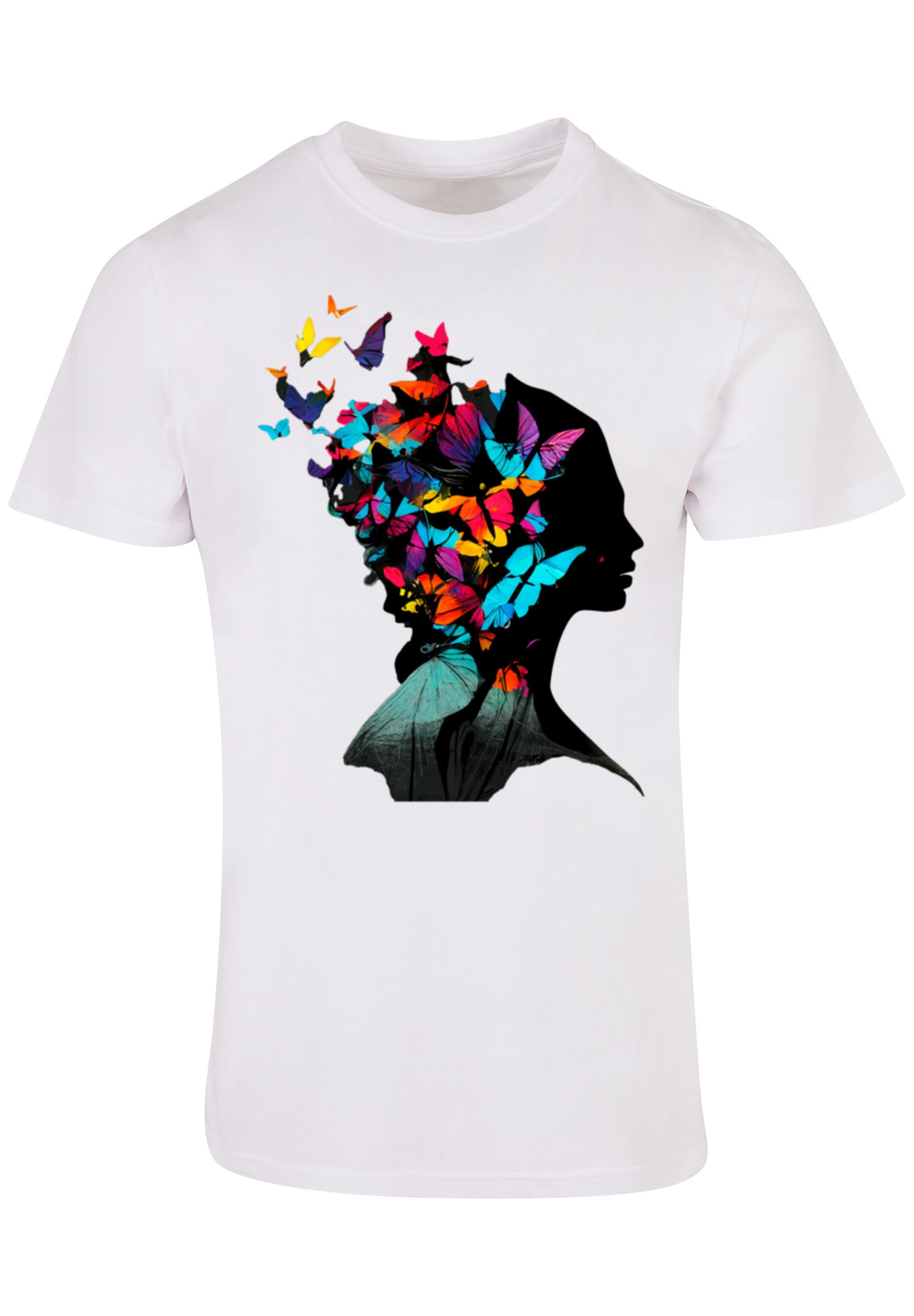 F4NT4STIC T-Shirt "Schmetterling Silhouette TEE UNISEX", Print günstig online kaufen