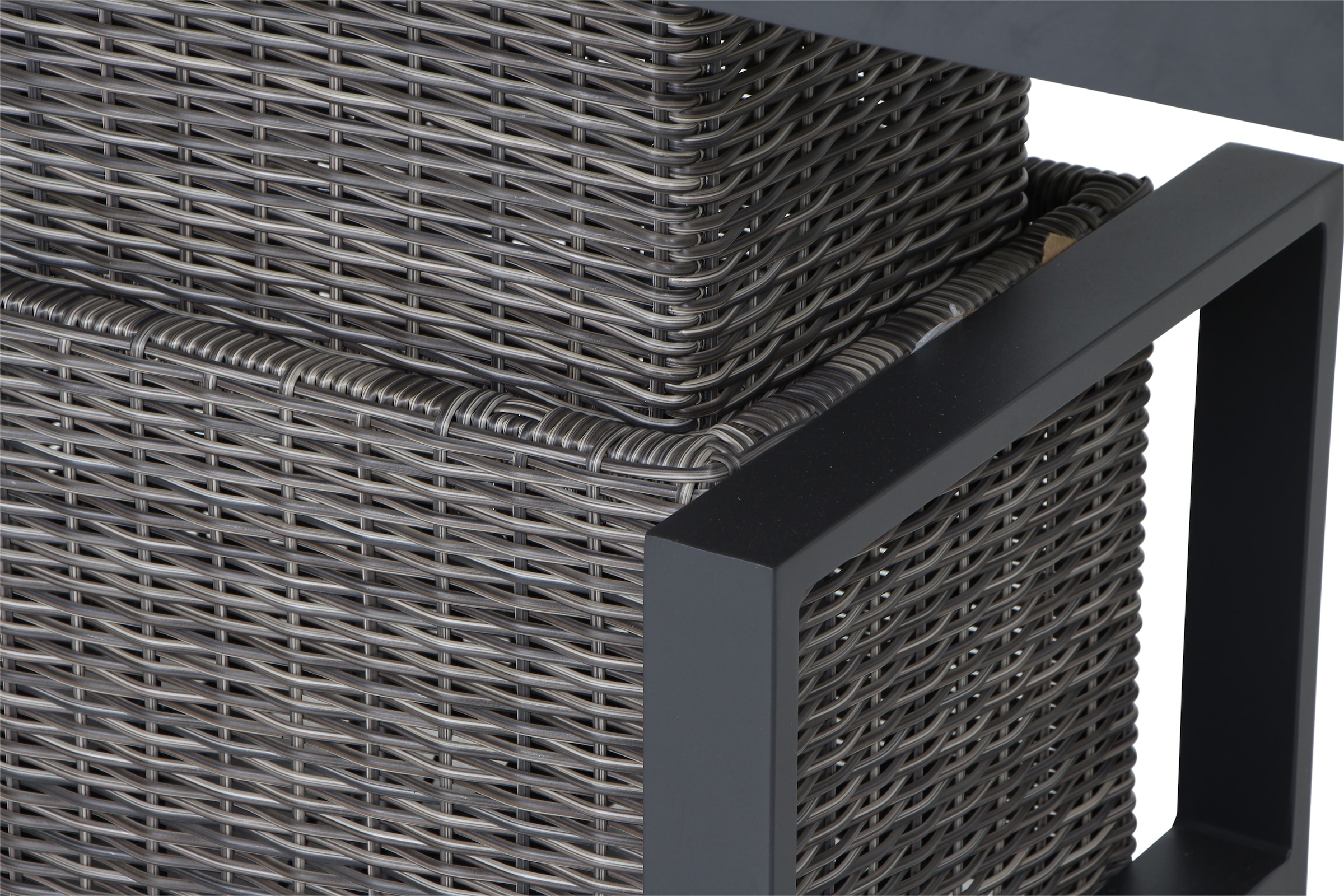 Siena Garden Gartentisch »CORIDO Lift-Tisch 130x75cm charcoal grey« Aluminiumgestell matt anthrazit, Tischplatte aus Keramik, washed grey