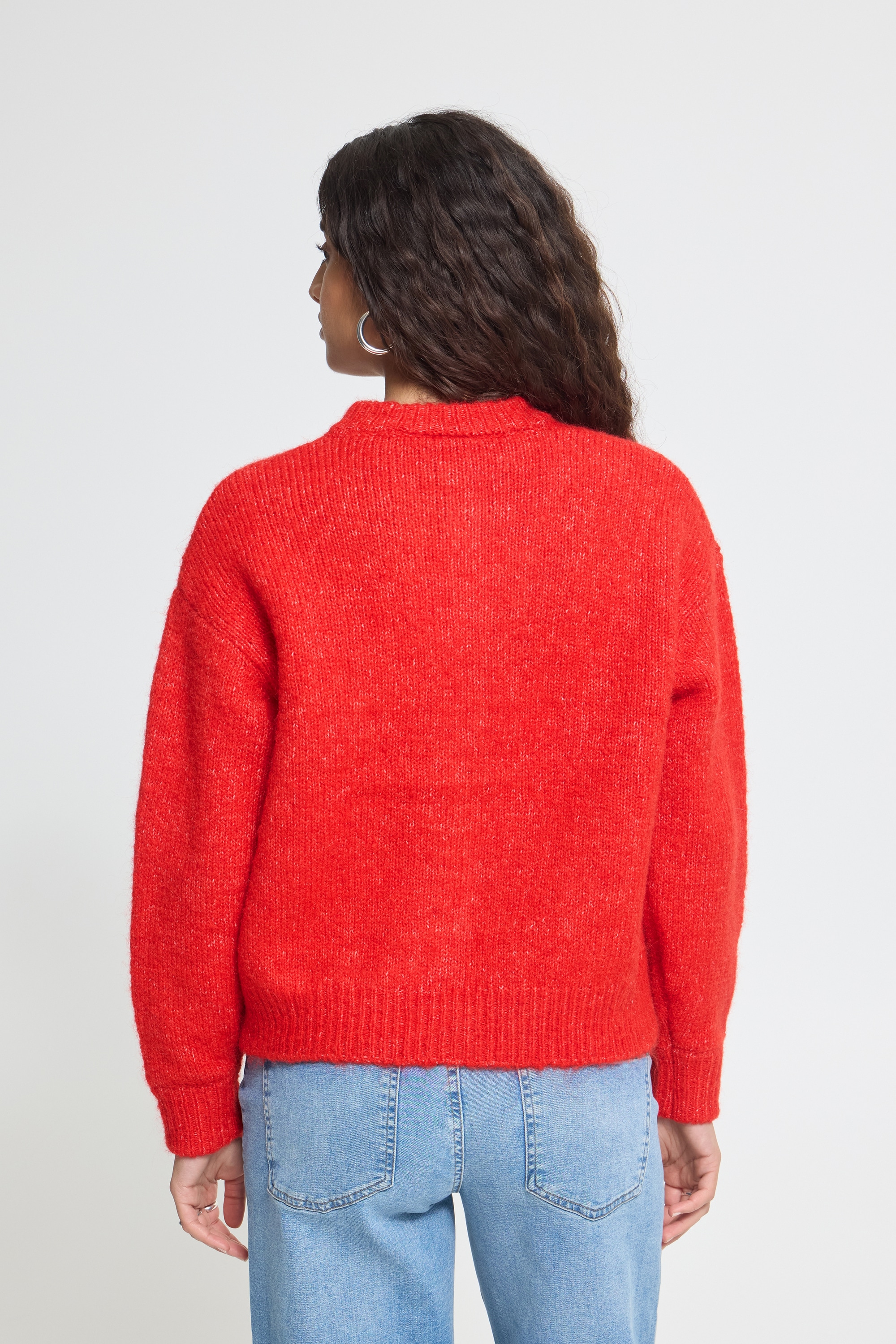 Ichi Strickjacke »Damen Langarm IHBELABLUE«