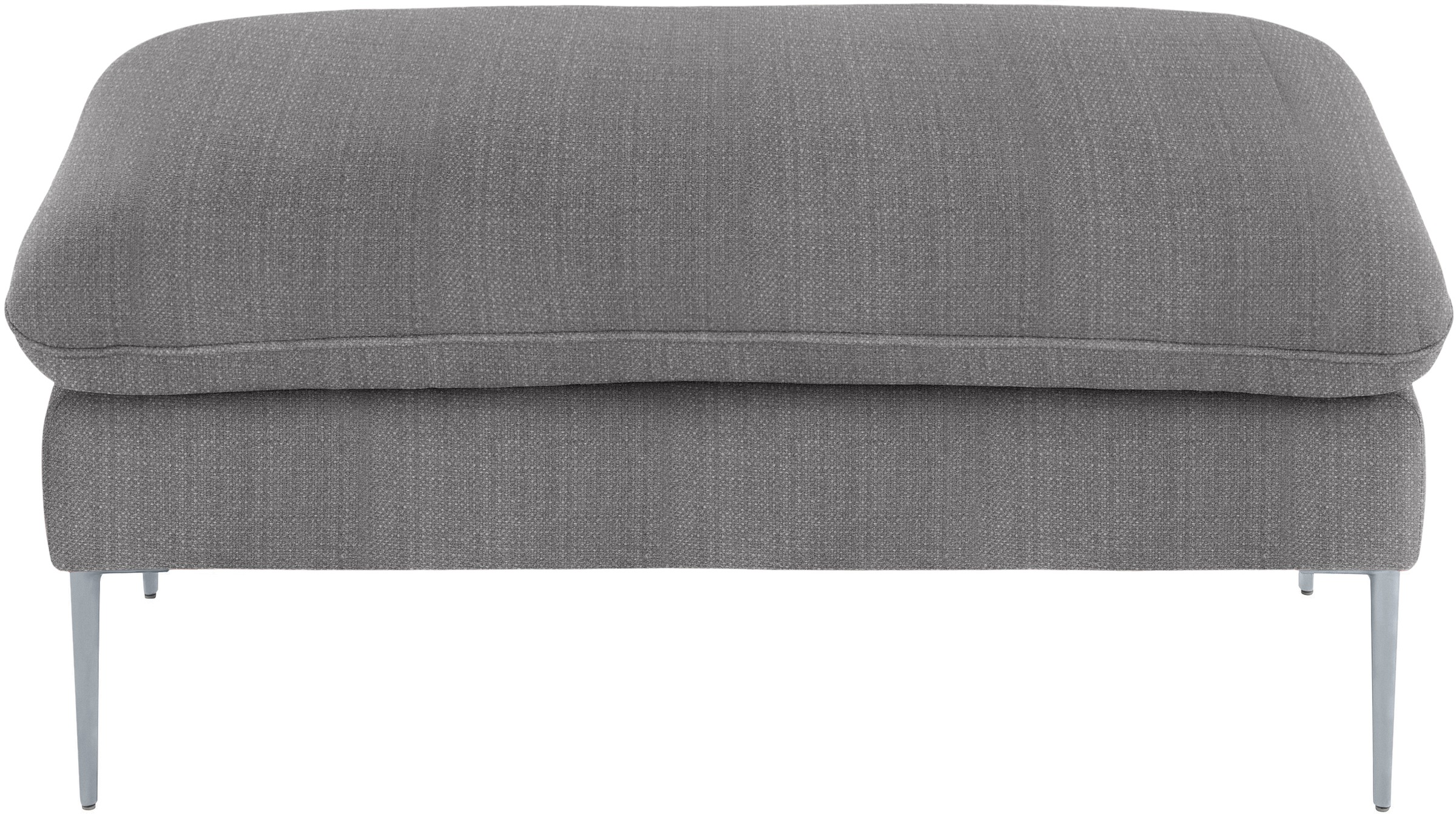 Thumbnail - W.SCHILLIG Hocker "enjoy&MORE" Füße silber matt, Breite 106 cm