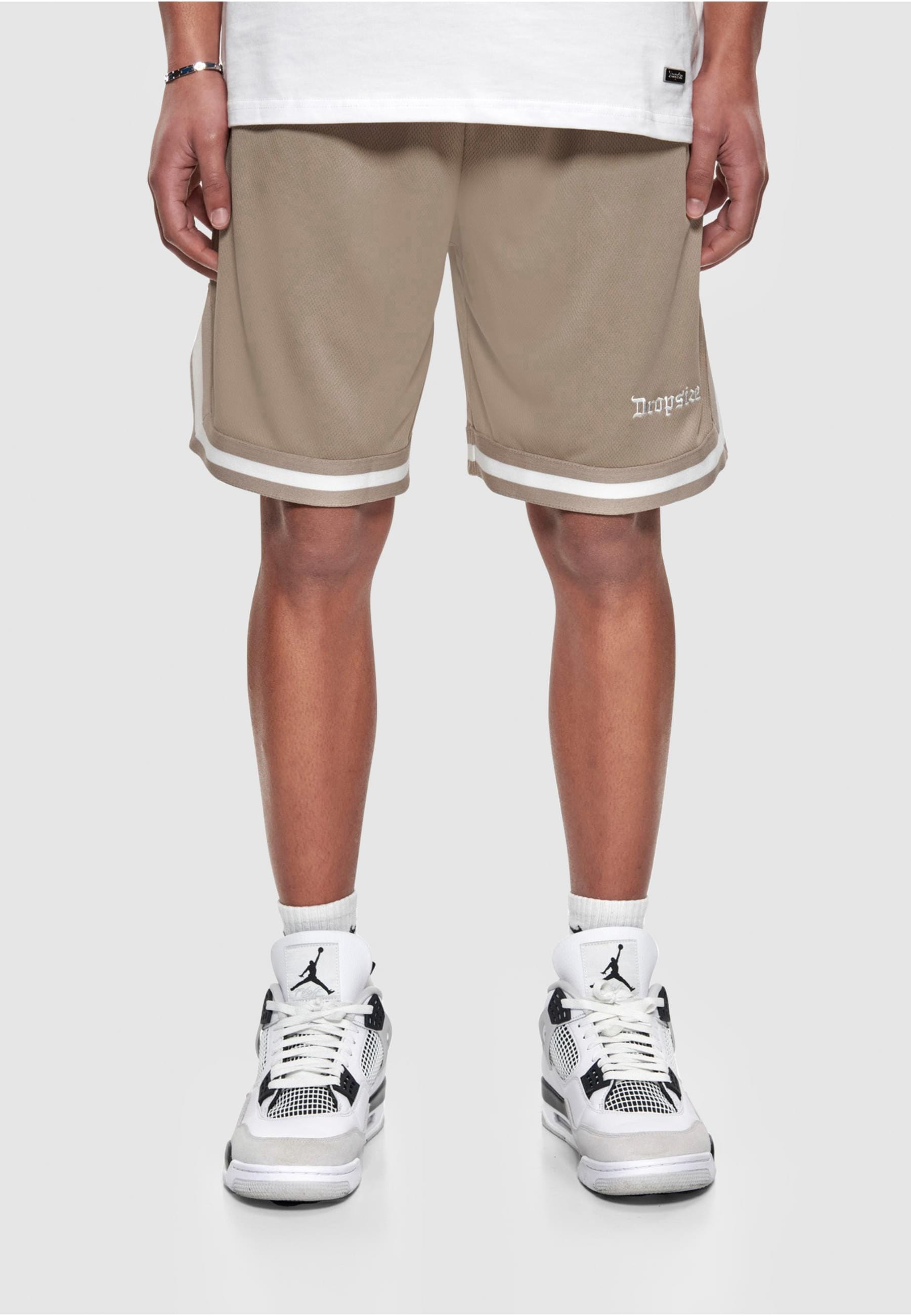 Dropsize Shorts »Dropsize Herren Dropsize Logo Mesh Shorts«, (1 tlg.)