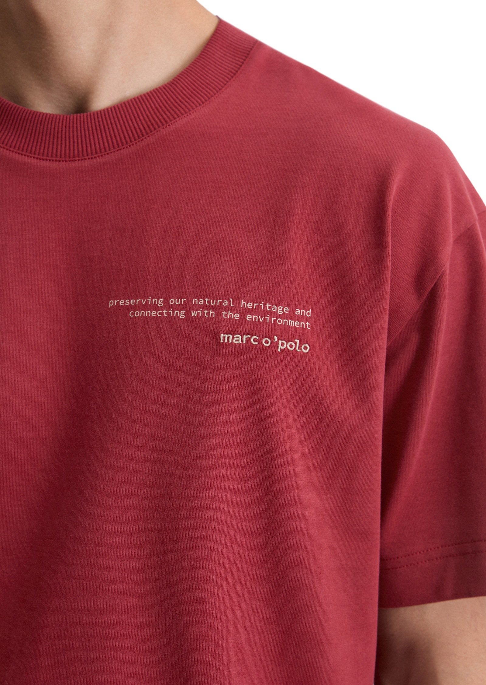 Marc O'Polo T-Shirt »mit großem Rückenprint«