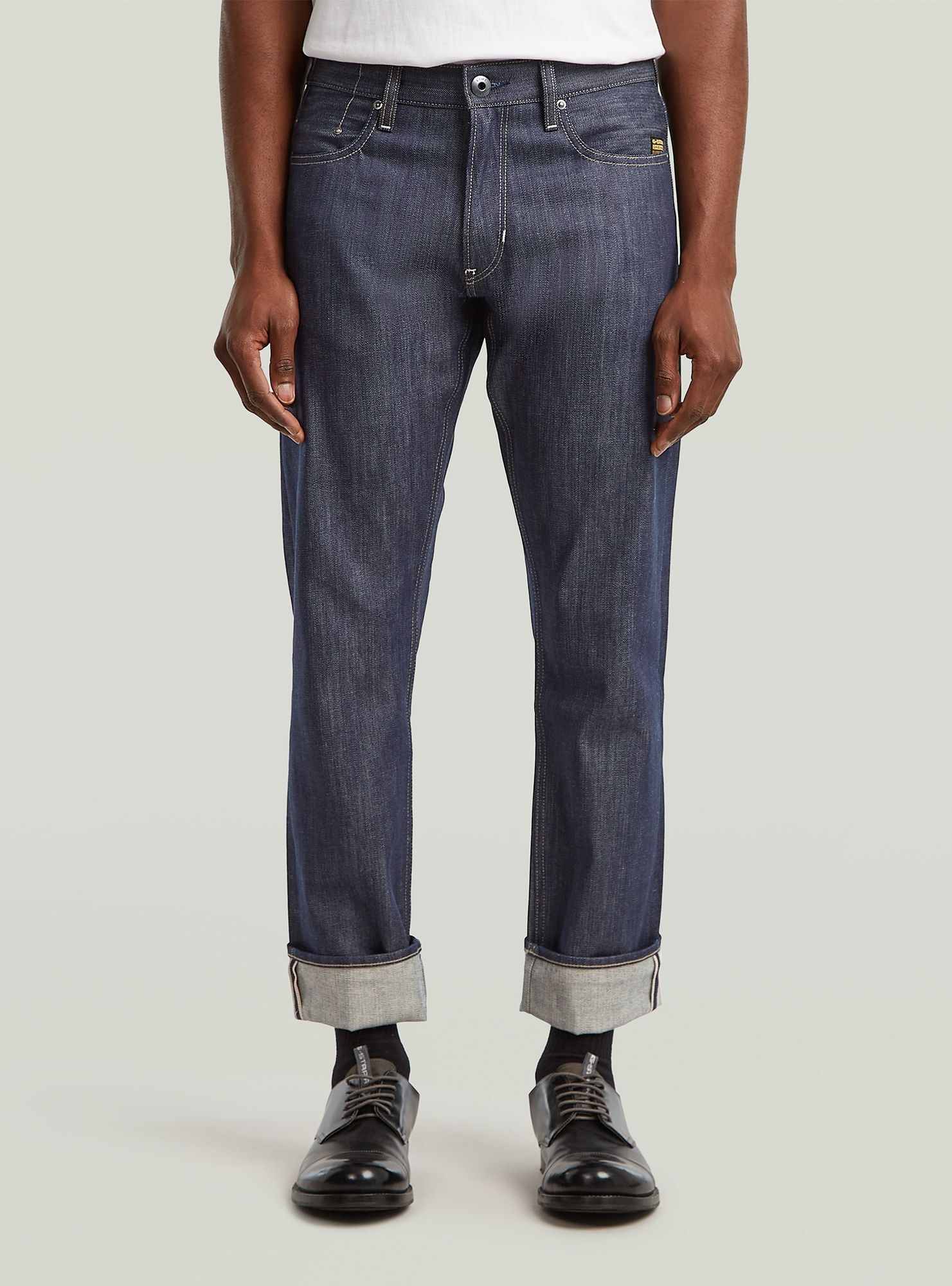 G-STAR 5-Pocket-Jeans "Mosa Straight Selvedge Jeans" günstig online kaufen