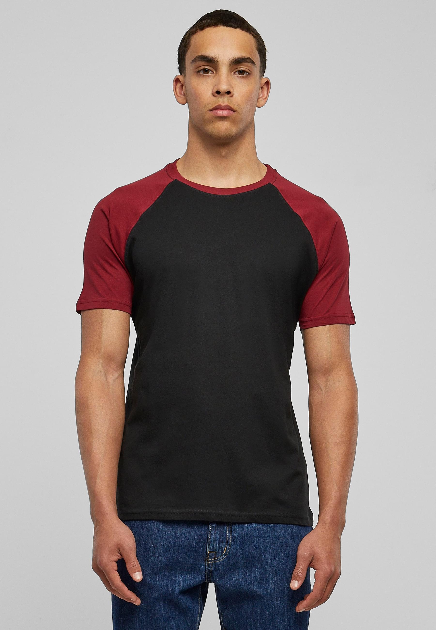 URBAN CLASSICS T-Shirt »Urban Classics Herren Raglan Contrast Tee«, (1 tlg.)