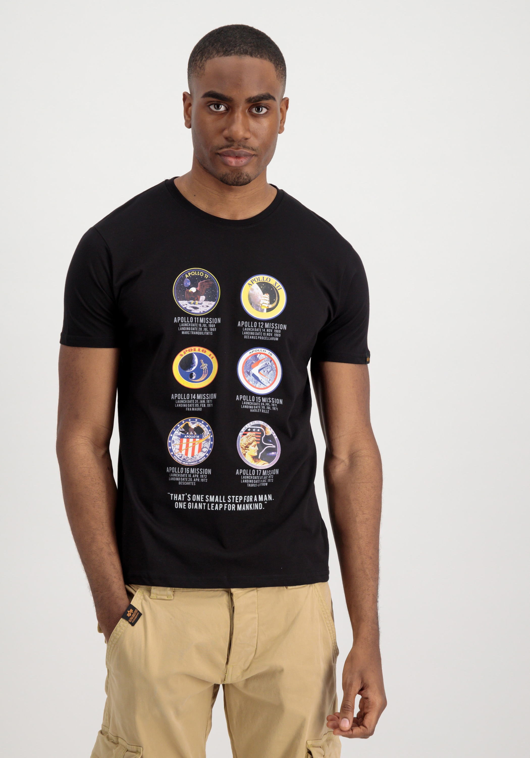 T-Shirt »Alpha Industries Men - T-Shirts Apollo Mission T-Shirt«