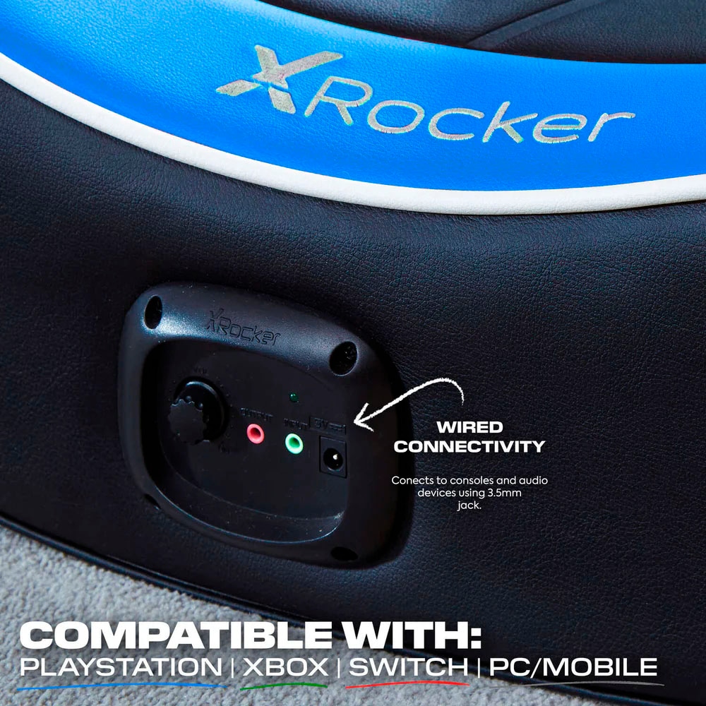 X Rocker Gaming-Stuhl »Shadow 2.0 Audio Floor Gaming Bodensessel«